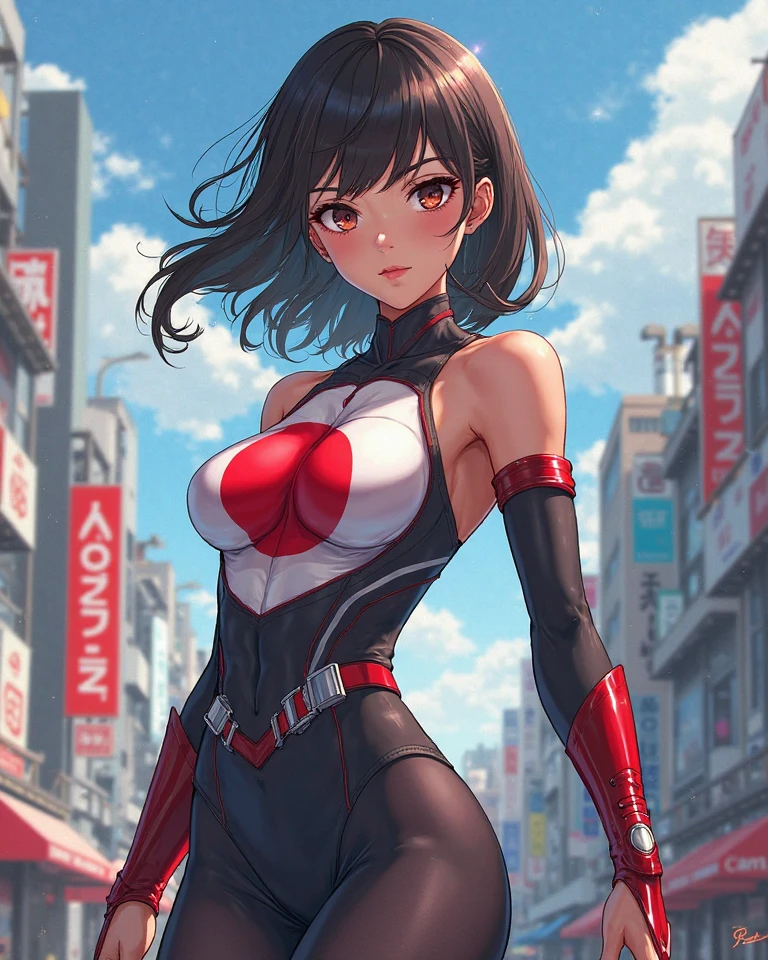 ((masterpiece, best quality)),(complex light),astro boy,black hair, brown eyes,red boots, fighting postion, about to fight, futuristic city varied multi etc. --v 6 --s 1000 --c 20 --q 20 --chaos 100