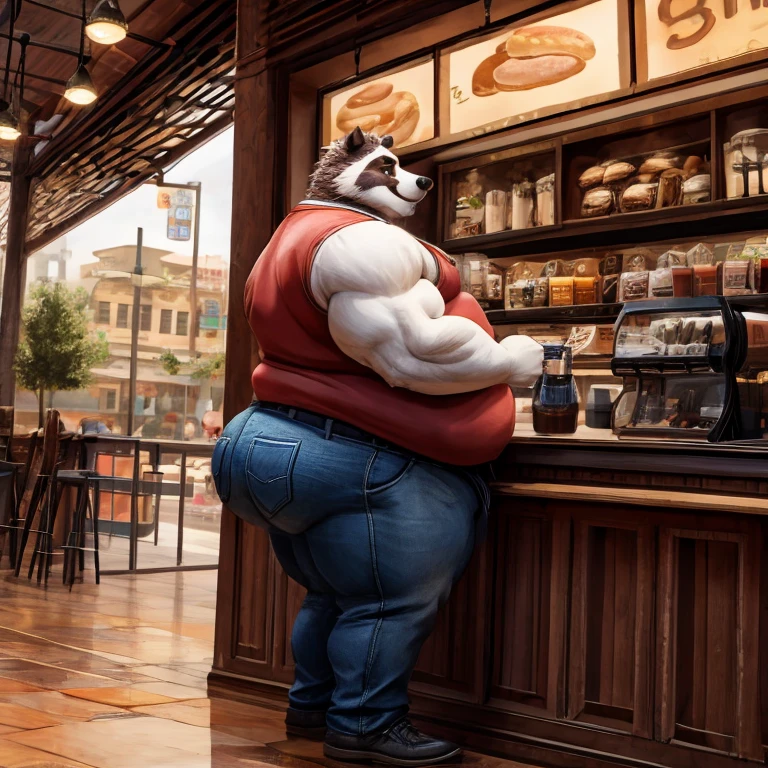 Advertising poster style, A lascivious fat man with short, messy hair, Wearing glasses and shirt with bow tie, Blushing Nose, half-closed eyes, gaping mouth, Lying on the table, opening the legs, in a dark room, naturallight, Vista frontal do Adobe Light, standing alone, sfw Professional, moderno, Product focus, Commercial, appealing, highy detailed