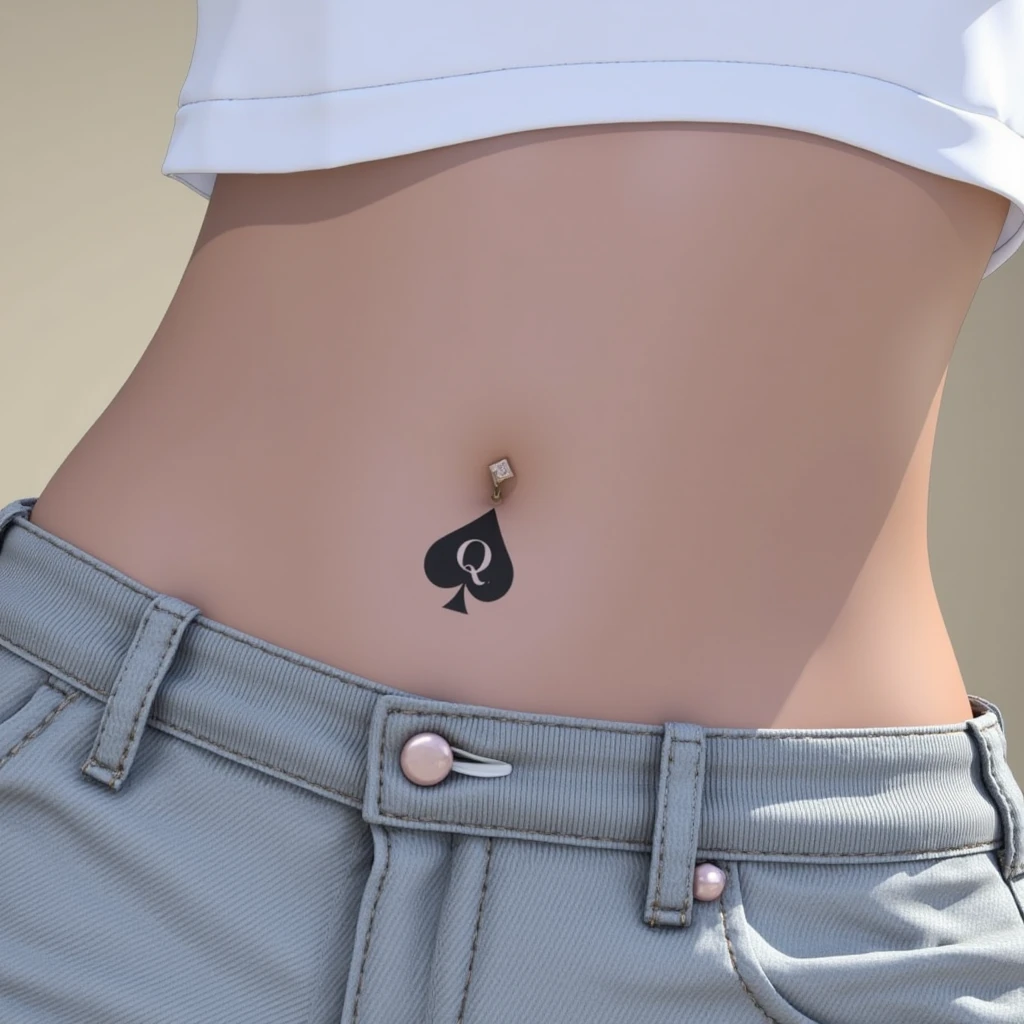 Tattoo of moon and the Roman numeral 12