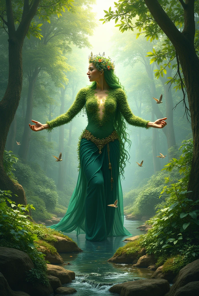 The Fairy Baptist Mother often has magical powers that she uses to protect and support the hero. He can carry multiple talismans, como cristais, Varinhas, or other items of magical significance. It is often accompanied by an aura of peace and wisdom that emanates around you