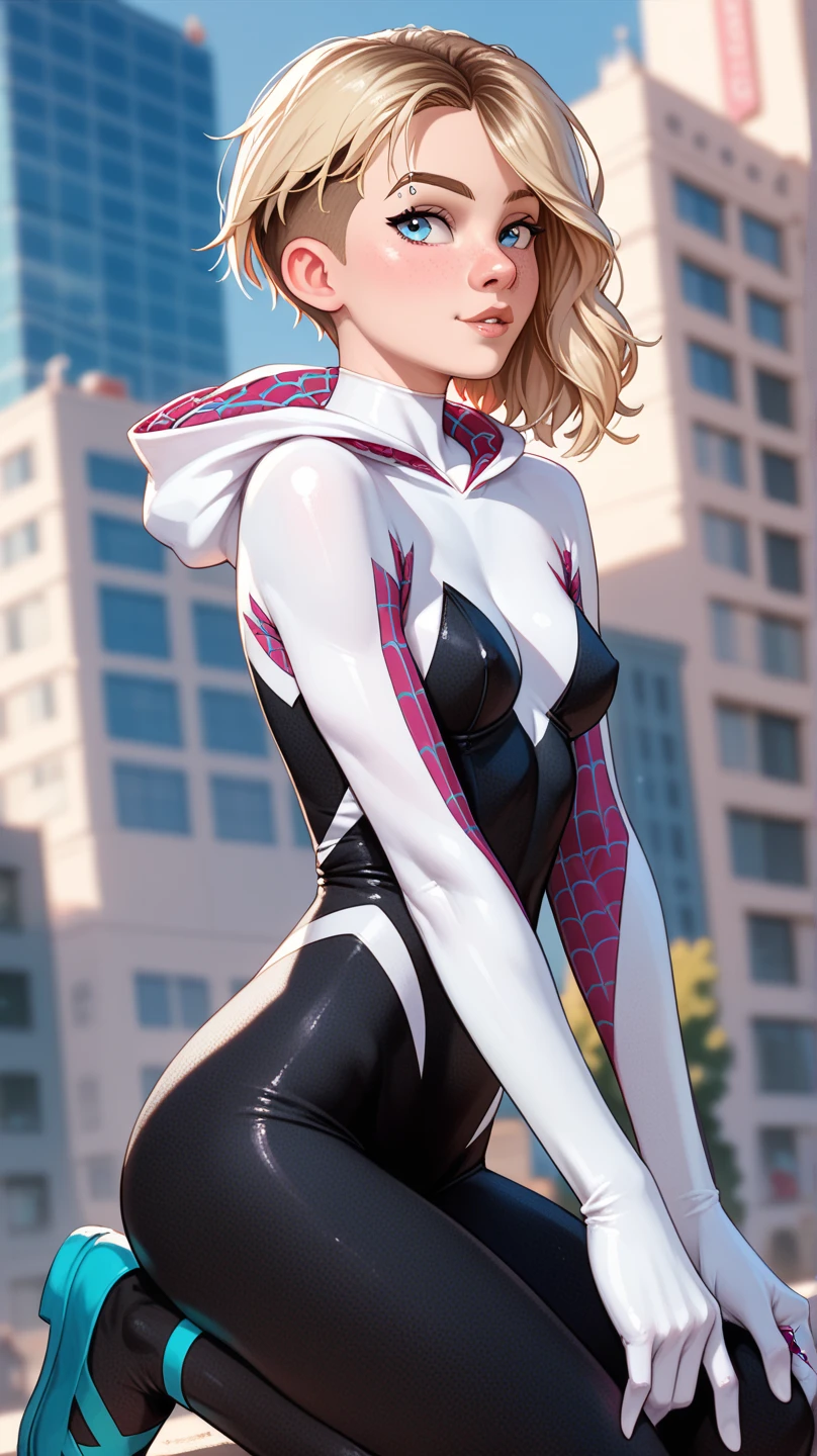 anime spider gwen unmasked