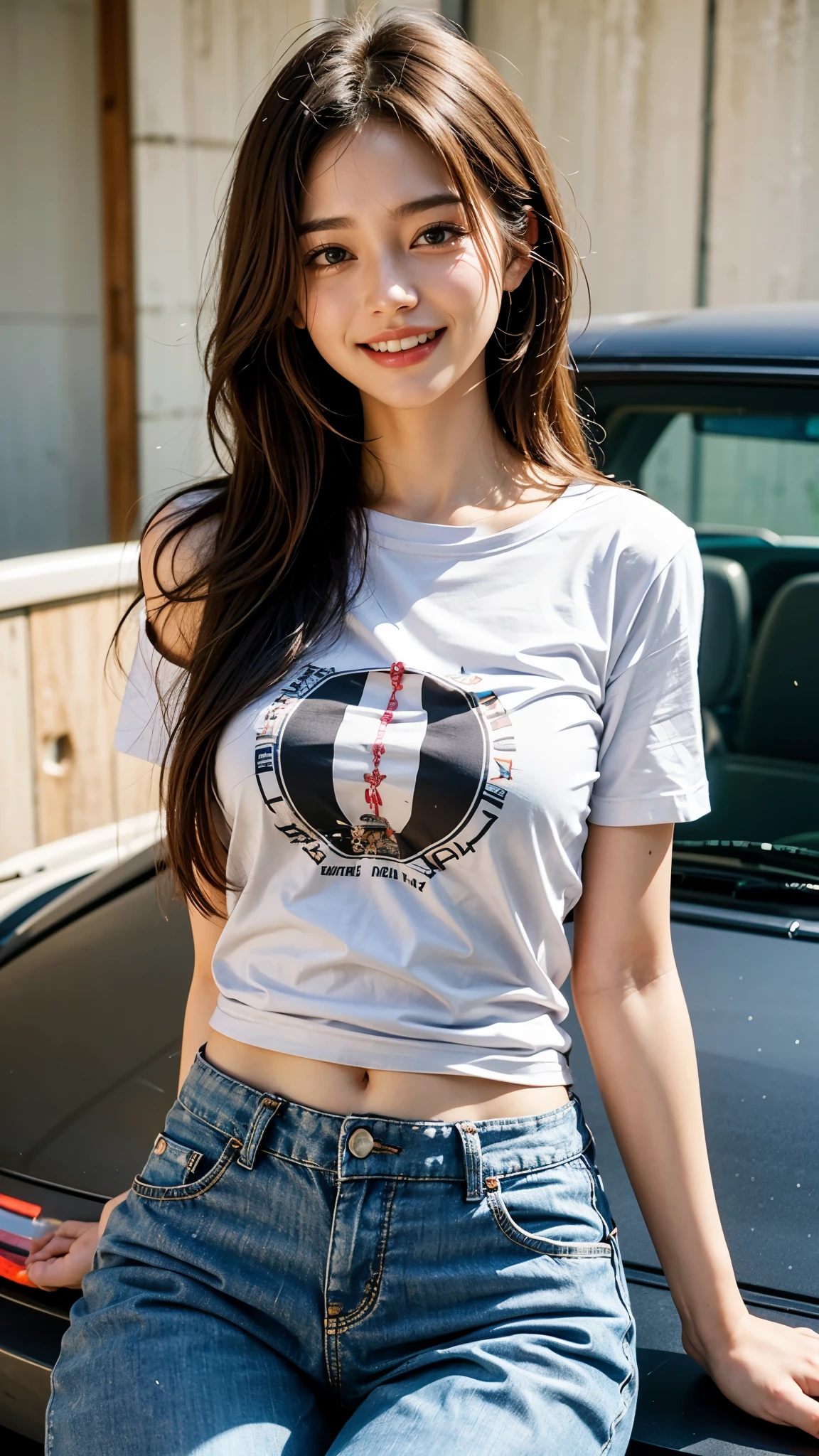 ((korean idol)) ,((beautiful face)),1girl,best quality,8K,cinematic lighting,ultra HD,masterpiece,ultra high res,(photorealistic:1.2),extremely high quality RAW photograph, beautiful scenary, under garment.graphic t-shirts, short leggings
