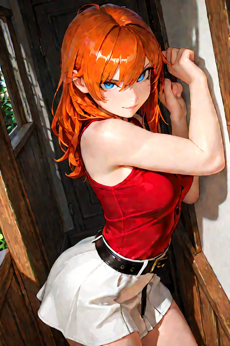 (masterpiece, Best quality), 8K, ultra detailed, realistic photo, Detailed face, perfect lighting, green eyes, bright orange hair, bright hair, fox ears, nice legs, side photo, beautiful, Cute, skin pores, 1 girl, perfect shirt, fully dressed, beautiful women 30 years old, Beautiful proportions, Russian woman, Caucasian, European, Business lady, stunningly beautiful woman, mother, thick legs, show ass, big breasts, (Thin white shirt:1.4), thick, hot, (White Office Wear:1.4), tight pants, (wide hips:1.2), thick, (white Office pants:1.3), spread your legs, Legs open, full length, wide hips, Glasses, with long orange hair, standing on the beach near the ocean, green eyes detailed digital anime art, cat ear, anime girl with long hair, гладкое аниме cg art, anime girl with long hair, digital anime art, work in Guweiz style, Beautiful anime portrait, Photorealistic render of an anime girl, pantyhose, Beautiful anime girl, advanced digital anime art, guweiz на artstation pixiv HD UHD HQ