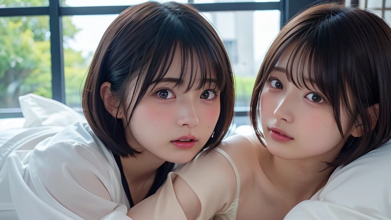{{a extremely delicate and beautiful girl}}, {{extremely delicate and beautiful girl}}, {{{soft focus}}}, {{{perfect details}}}, {{{detailed and beautiful}}}, close shot, looking away, depthoffield, look up to, beautiful detailed fullbody, longuette, {{{woman}}}, young, Bob hair, spiked hair, wept bangs, grey hair, Perfect face, ?, detailed beautiful eyes, white skin, piercing, harajuku fashion, 白いシャツ,sleeveless shirt, open clothes, landscapes, white background, blurry background, cinematic lighting, flowing transparent white, {{{best masterpiece}}}, {{{best quality}}}, {{{extremely detailed 8K wallpaper}}},