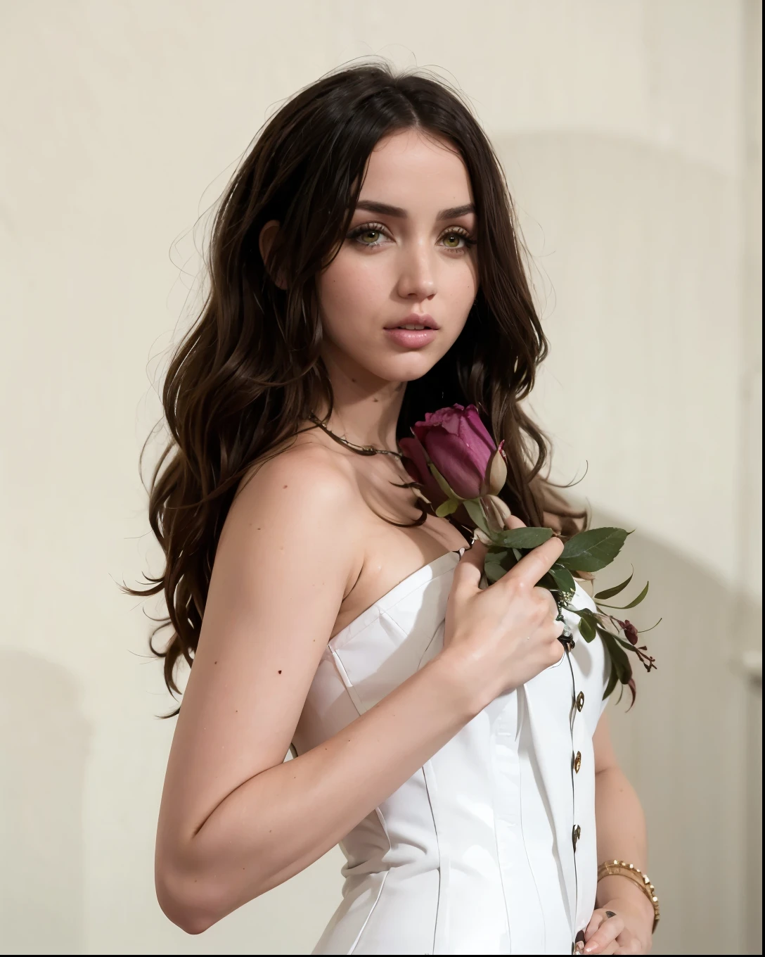 Ana De Armas, black hair