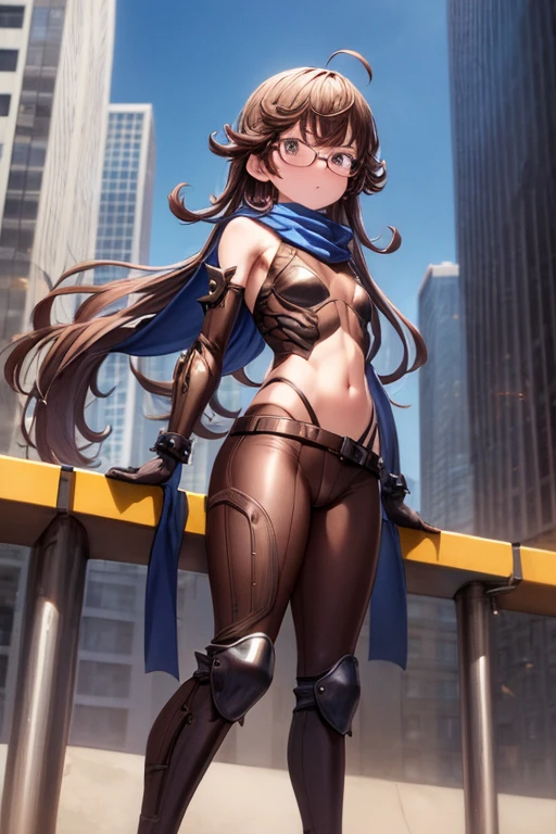 thynasha, 18yo girl Dark blue hair,long hair,ponytail,hair between eyes,bangs,outdoors,cityscape,standing,armor best,assault rifle,camouflage,holding weapon,load bearing vest,saide backpack,full body,best quality,masterpiece,highres,official art,extremely detailed cg unity 8k wallpaper(black beret, black jacket, open clothes, cleavage, midriff, black medium skirts, black thighhighs, thigh strap, fingerless gloves, single glove:1.2), Photo,sharpness, F1.6 lens,hyper-realistic textures,spectacular light textures, Cinestil 800 Fashion Mechanics,(((Beautiful woman with left leg restrained , hand hung by chains))),Appearance,Beautiful girl with accentuated slender abs: 1.1,six-pack abs: 1.1, Bust Botox,Standing on tiptoe, long legs,Long brown hair fluttering in the wind,Brown hair, Long hair, Female Warrior Costume,(No panties,No bra),(tacticul battle fashion,elbow and knee tacticul battle fashion, battle glove: 1.1),((cute batre costume)),The belly comes out and the navel is visible,Thin sheer costume, combat gloves,shredded costumes,cyber long combat boots with golden knee pads,Anatomical,(futuristic sci-fi battle fashion, new elbow and knee cyberpads, new cyberlong boots, new cybergloves: 1.1),(tied perfectly by iron chain), Restraint, Slave, collars, contempt, (Chained), 4 chains hung from heaven, Metallic shackles and fetters, wet crotch clearly visible,((Hands are restrained above the head)), the neck is chained,Chain from left knee to heaven,Chained by rusty iron chains,((the tip is protruding, areolas protruding,The shape of the pubic harearea is clearly visible:1.2)),Sweating,Wet,Wet crotch,Wet thighs,Junkyard, Realistic, (cute, perfect clothes, skimpy clothes, cute: 1.3) ,Vast miritary base in us,((wide mirtary hospital with summer sunlight)), peeling ceilings, Rebar between, Realistic material details, Extreme details, Ultra-realistic materials,narrow waist,(Sexy belly,Constricted hips, beautiful medium ass:1.5),(with sparkling eyes and a contagious smile:0.9)