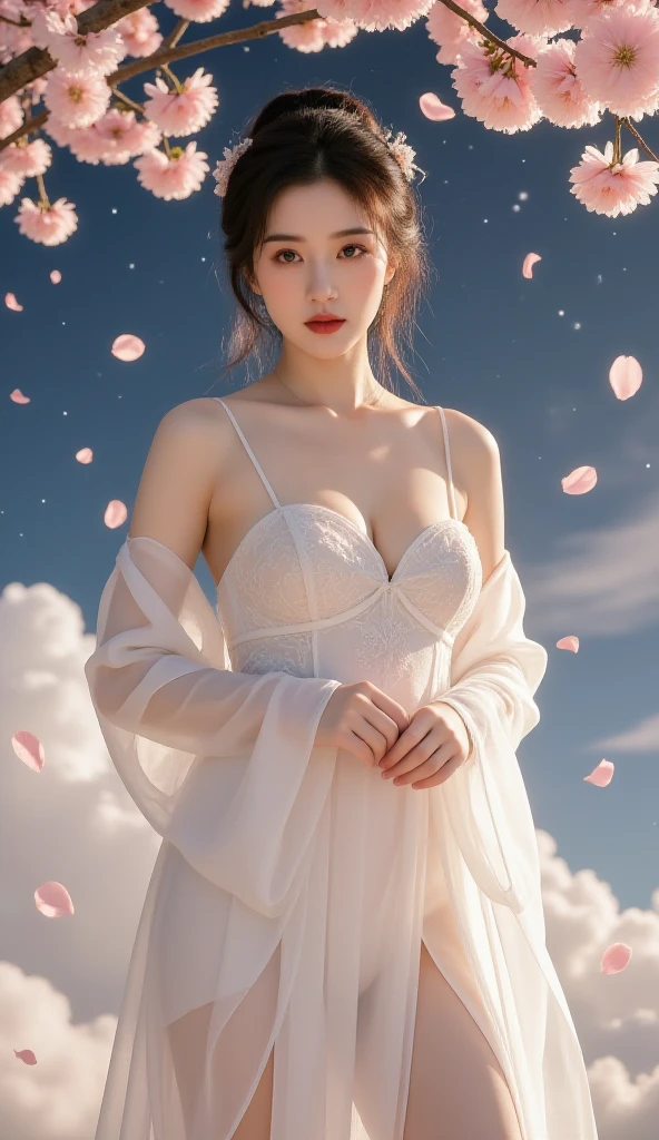 dress,tiered dress, masterpiece,highest quality,expensive质量,expensive清晰度,expensive质量的纹理,expensive质量的阴影,expensive细节,beautiful details,small details,Very detailed CG,fine texture,lively的面部表现,lively的,rich and colorful,exquisite,sharp focus,(intricate detail up,Pueros face_V1:0.5),(细节美exquisite脸,(细节美exquisite眼睛),perfection比例的脸,expensiveskin details,skin details,Optimal placement of four fingers and one thumb,thin:1.3),1 girl,17 years old,expensive,(光滑的abs:1.55),(abs:0.5),cute,perfection,expensive,((very long legs)), ((big breasts, plump breasts, cleavage)), ((bare shoulders)), ((the skirt is short)), (long legs),(straight legs),(thin waist),((white skin)),white skin,((white skin)),(emma watson),big breasts,((white people)),bright blonde hair,stand with legs apart,looking at the audience,whole body,cute金髪の女の子のポートレート,((stand in a wheat field,look far away)),bloom,orange mist,sports,twig of hair,lively,expensive品质渲染,great art,expensive品质,film texture,Fujifilm XT3,dream