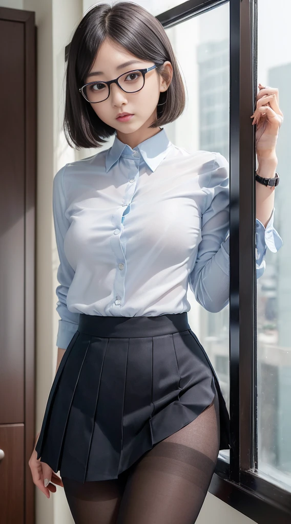 masutepiece, Best Quality, bob cuts、Five girls in the classroom,(5 people standing:1.2),Standing,20s, Looking at Viewer,l Group shot, harems,nffsw,Underwear,(pantiy),Realistic,Female Teacher Figure,(Gray tight skirt),(Looking back, ass grab:0.9),(Beautiful eyes:1.3),frombelow,From below,Kinney,(skinny:1.2) ,thick-eyed thighs, Long body, novel illustration,(Smelly eyes:0.5),closed curtains,(shirts lift,lifted by self:1.5) ,Dark Persona.Skirt lift front,(Panties:1.3),
