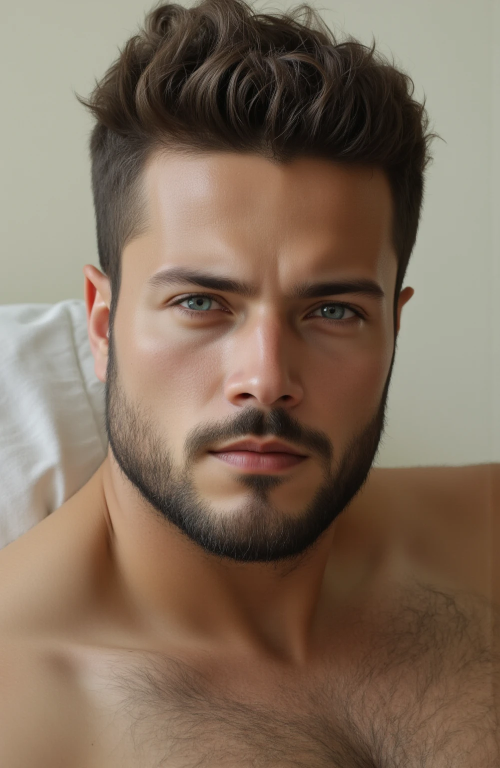  2 sexy handsome men having sex, orgasm , detailed face and expression 