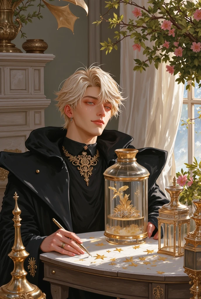 (masterpiece), (best quality), 1man, solo, male, middle part hair, black hair, dreamy eyes, smiles, (strong, well-defined, chiseled jawline), (prominent, slightly pointed chin), muscular, student, uniform, arrogant, confident, playful, positive, joy, optimistic, energetic, nostalgic, youth, forehead, majestic, aesthetic, ethereal, handsome, tall, stunning, detailed eyes, young adult face, magnificent background, (1men), (detailed light and shadow, cinematic scenery, (1person), (solo men), (short hair), young man, 18 years old, (exquisite art), (expressive character designs), (rich textures), (digital anime art style), (light effects), (cinematic camera angles)