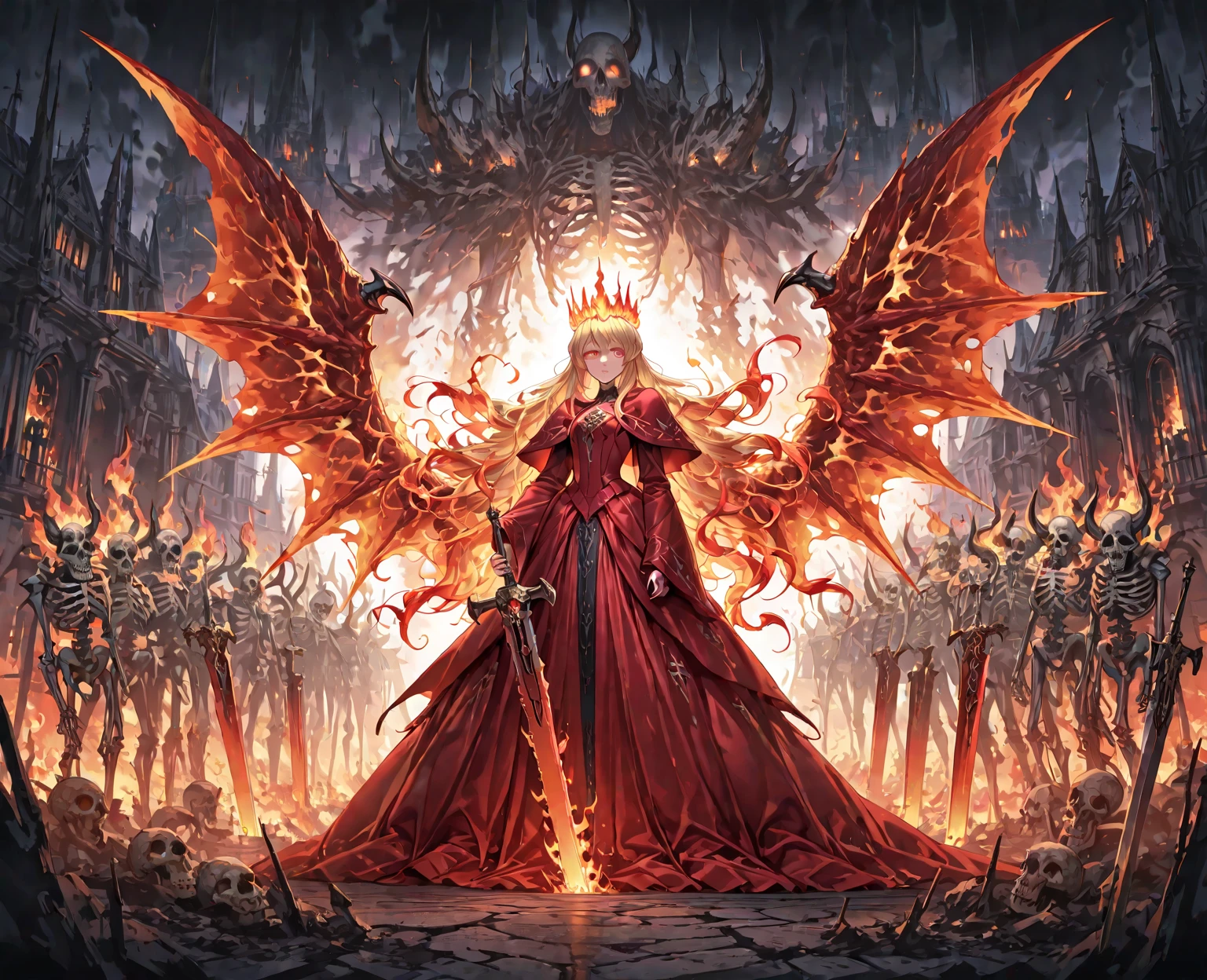 Heavy metal CD jacket illustrations The title is ROYAL DEMONSEED