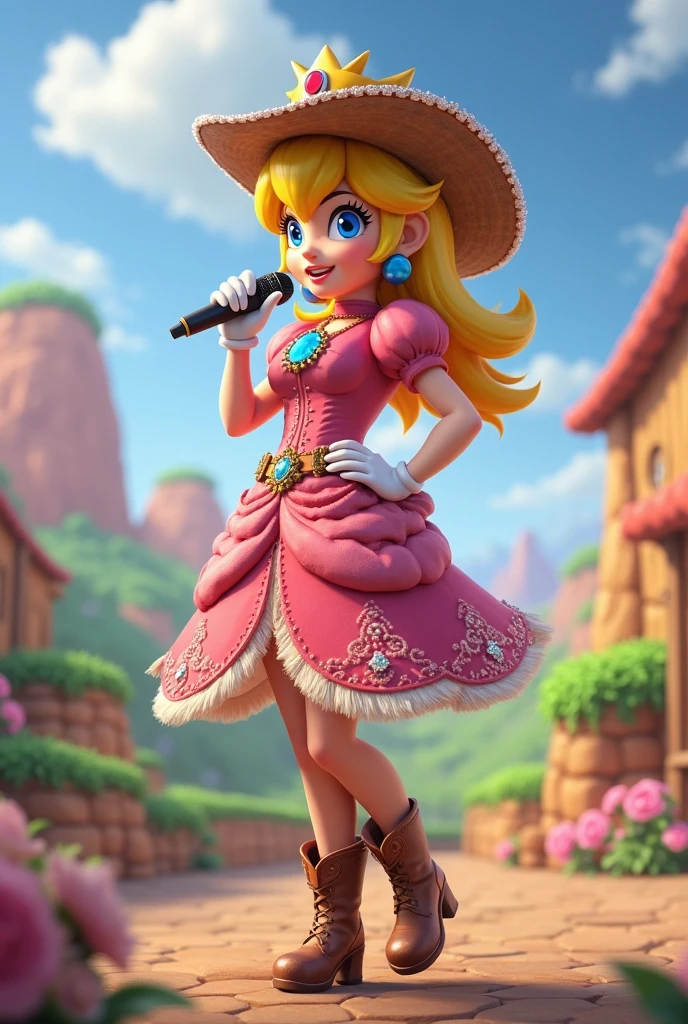((Mejor calidad)), ((obra maestra)), (detallado), cara perfecta,princess peach,clothing egyptian ,,