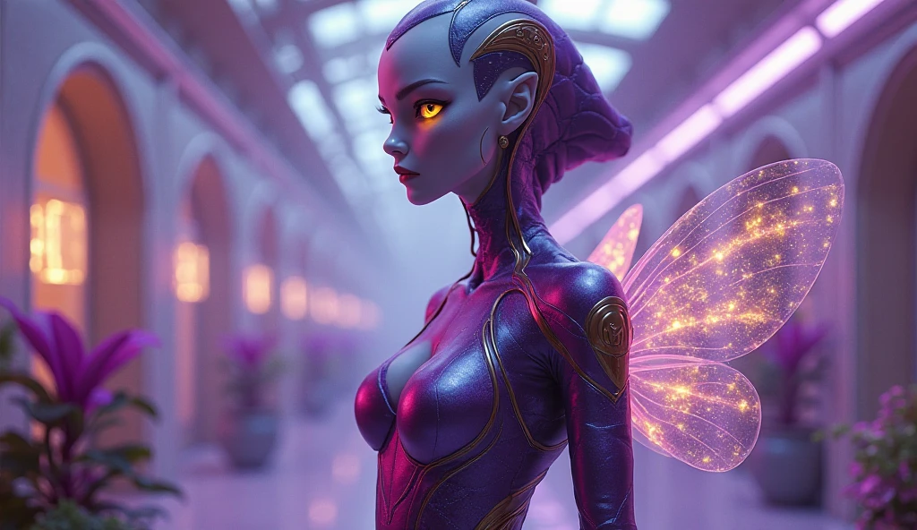 An alien drag queen