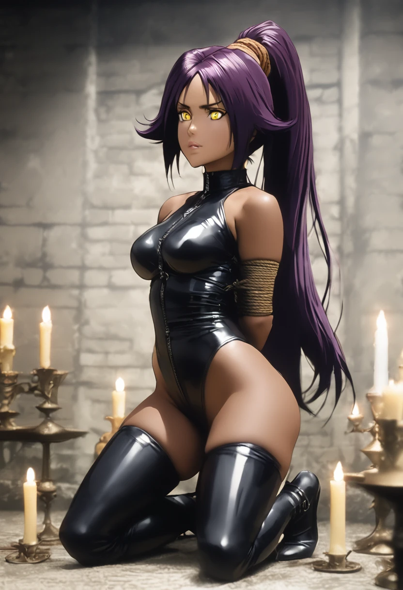 ((extreme detail)),(ultra-detailed), extremely detailed CG unity 8k wallpaper, osira,red hood, crop top, puffy sleeves, star headdress, long skirt, vertical-striped stockings, cowboy shot, attic, couch, grammaphone, bucket, clock, window, book, indoors, OdinSphereStyle, legend of queen opala, 1girl, osira (character), black hair, darkskinned female, yellow eyes, blunt bangs, big breasts, annoyed expression, three scars on right cheek