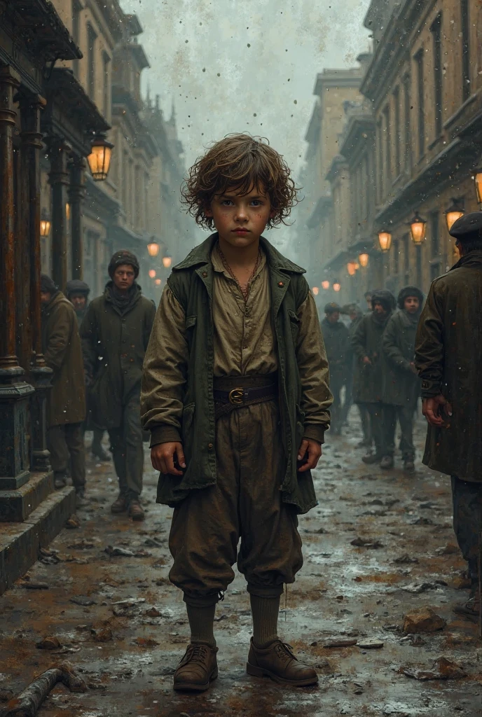 A poor British boy