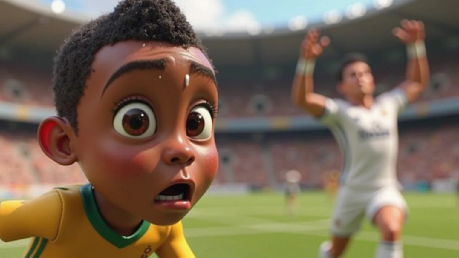 (em perspectiva) CHILD SOCCER PLAYER