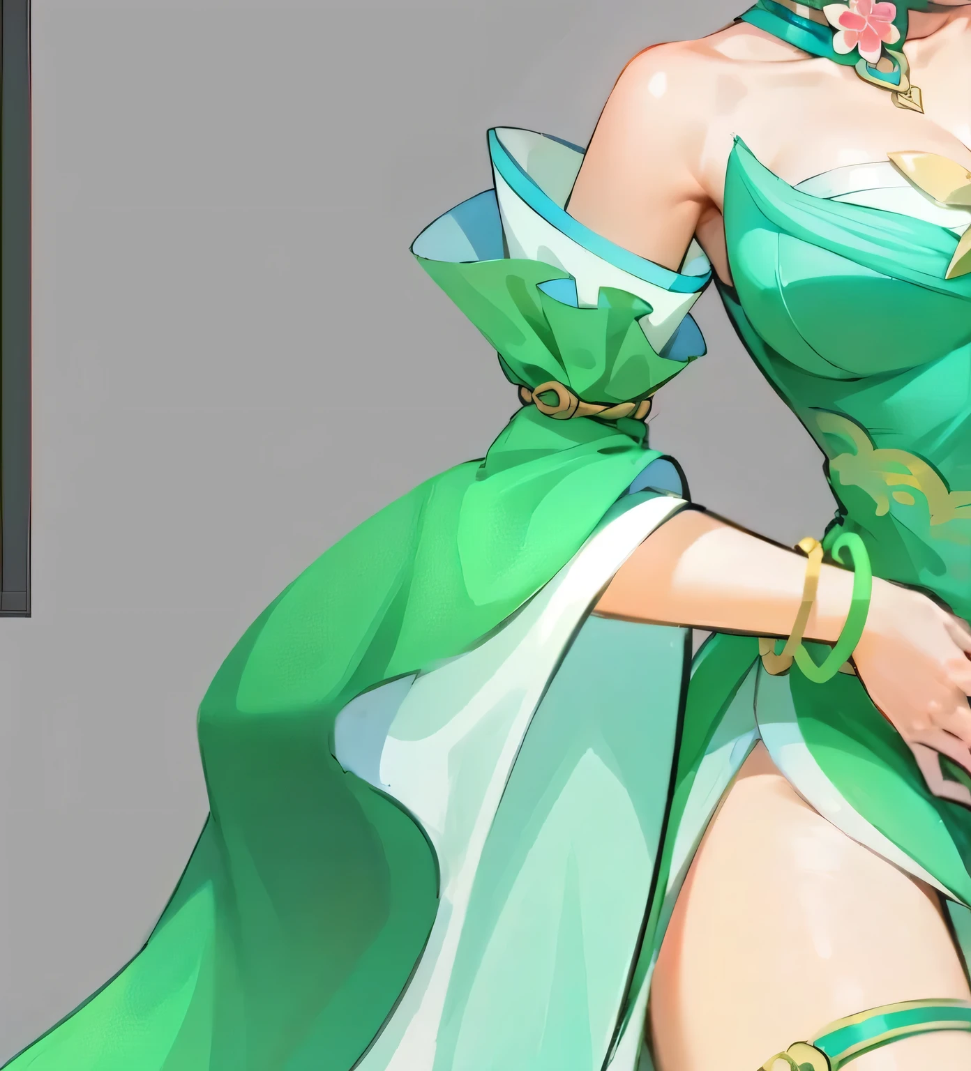 Female character design, detailed full body concept art, detailed character art, Complete character design, Character Model Sheet Delivery, Detailed character design, full body character design, ((Character design sheet, same character, forehead, side, behind)) Character design, The woman, Growth: 180, White Skin Skin, Skinny, sharp facial features, big green eyes, hairlong, redhead hair, Breasts of the third size, teats, naked ass.