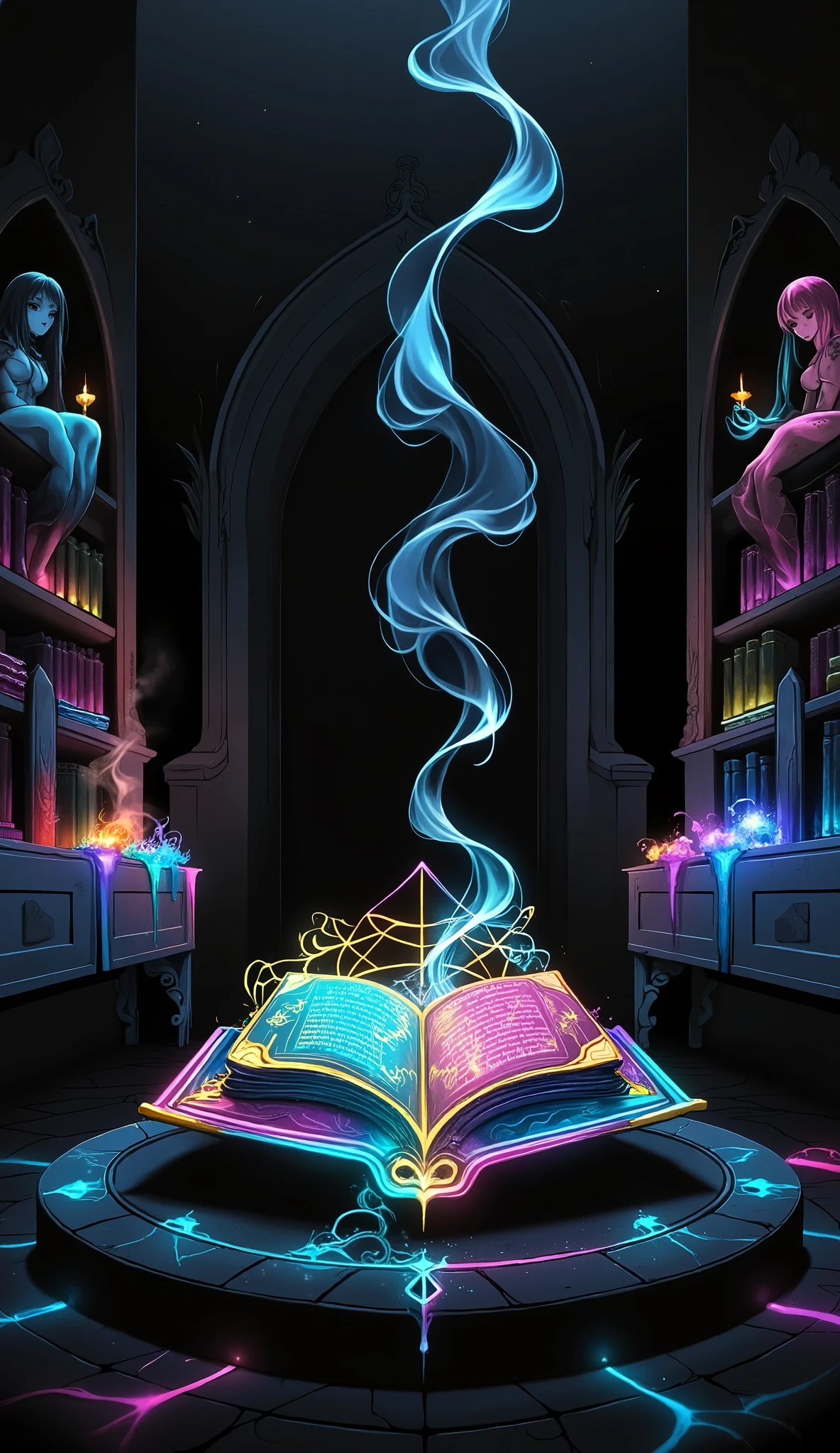 Magic Book、Forbidden Book、Extreme Magic、Heavy Bound Book、ダークファンタジーMagic Book、The Cursed Secret Book、Dark Fantasy Archive、Exquisite Book Binding、Dark Fantasy World,high quality,Professional Effects,8k,high resolution,Extreme detail,realistic,HDR,studio lighting,Sharp Focus,Realistic,Vivid Color,Bokeh,dark tone,Gloomy,Heavy Thick,mysterious,elegant