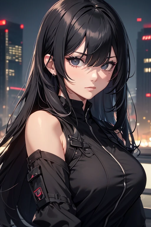 a woman with a brown ponytail hair,ninja,wearing a jersey,sneaker,holding a katana and a long sword, running outside the buildings, (best quality,4k,8k,highres,masterpiece:1.2),ultra-detailed,(realistic,photorealistic,photo-realistic:1.37),cinematic lighting,dramatic composition,highly detailed facial features,cinematic pose,dynamic action scene,vibrant colors,intricate details