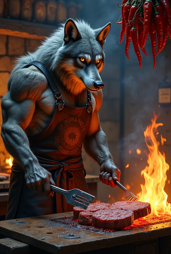 ((best quality)), ((masterpiece)), ((ultra realistic)), ((night)), (dynamic action pose), full body, RAW, Analog, intricately detailed moist pig headed humanoid male monster wearing a loin cloth, fat body, flabby, ((bald)), (leather armor)) sweaty, sharp teeth, (((snarling))), cavernous eyes, ((in a burning tavern)), (diffuse smoke), ((destruction)), professional, masterpiece, cinematic lighting, photographed on a Canon EOS R5, 50mm lens, F/2.8, HDR, 8k resolution, highres, high detail, sharp focus, smooth, roughness, real life, photorealism, photography,cinematic Film still from (cannibal holocaust:0.3)|Scary Stories To Tell In the Dark|(doom:0.5)|the void<lora:Elixir:1>