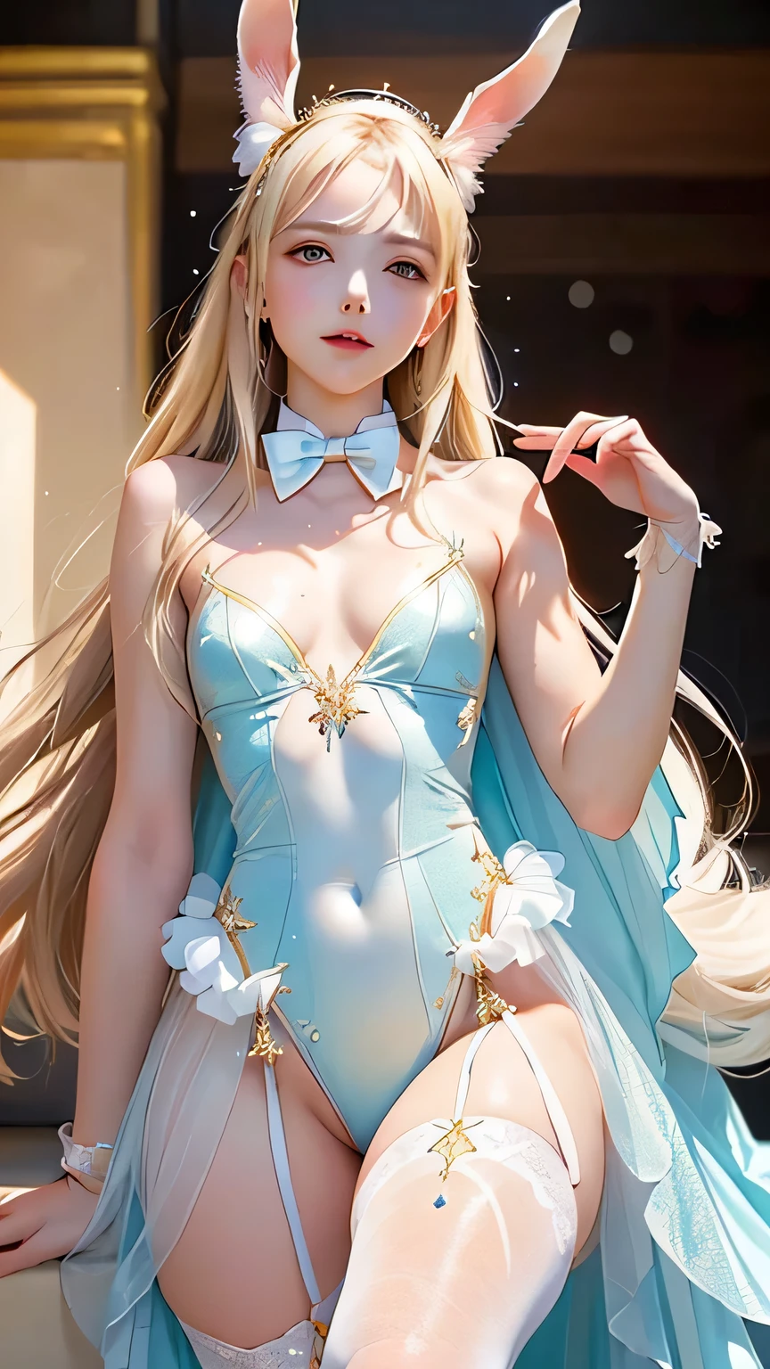 NSFW,table top、full:1.3、stand、8K、。.3d、realistic、super micro photography、highest quality、Wallpapers with extreme details CG Unity 8K、from below、intricate details、(1 female)、28 years old、(sailor moon:1.6 Super Bishoujo Senshi sailor moon Mer1、Nether Warm Wind,land、sailor warrior uniform Sailor:1.5、sailor moon:1.5,Eternal sailor moon)、(Incredibly long and bright blonde pigtails:1.4、thin and very long straight twin tail blonde, bun hair、Red round hair ornament for bun hair)、((sailor warrior uniform、sailor color,pray miniskirt:1.5、Glossy pleated mini skirt:1.3、big red ribbon on the chest,,,,,、white long latex gloves,red gloves on the elbows、A gorgeous golden tiara on the forehead、ear nipple rings,Gorgeous Golden Jewels))、Extremely thin and fitted high gloss white holographic leather、High-gloss white latex high-leg swimsuit that shines like oil,(facial details:1.5、bright blue eyes、Beautifull expression、beautidfull eyes、Iris overview, shining eyes、thin lips:1.5、thin and sharp pale eyebrows,、long and thick eyelashes、double eyelashes、thin, thin and muscular,,,、small face、tall and big breasts、perfect proportions、big breasts thin waist、sexy model posing、dynamic pose,visible pores、enchanting smile、perfect hands:1.5、octane rendering、very dramatic picture、(The divinity of the moon,space background、moonlight rays、moon、dynamic background、exquisite light and shadow、dynamic angle、detailed background),strong natural light、sunlight、Digital single-lens reflex camera、sharp focus: 1.0、Maximum clarity and sharpness