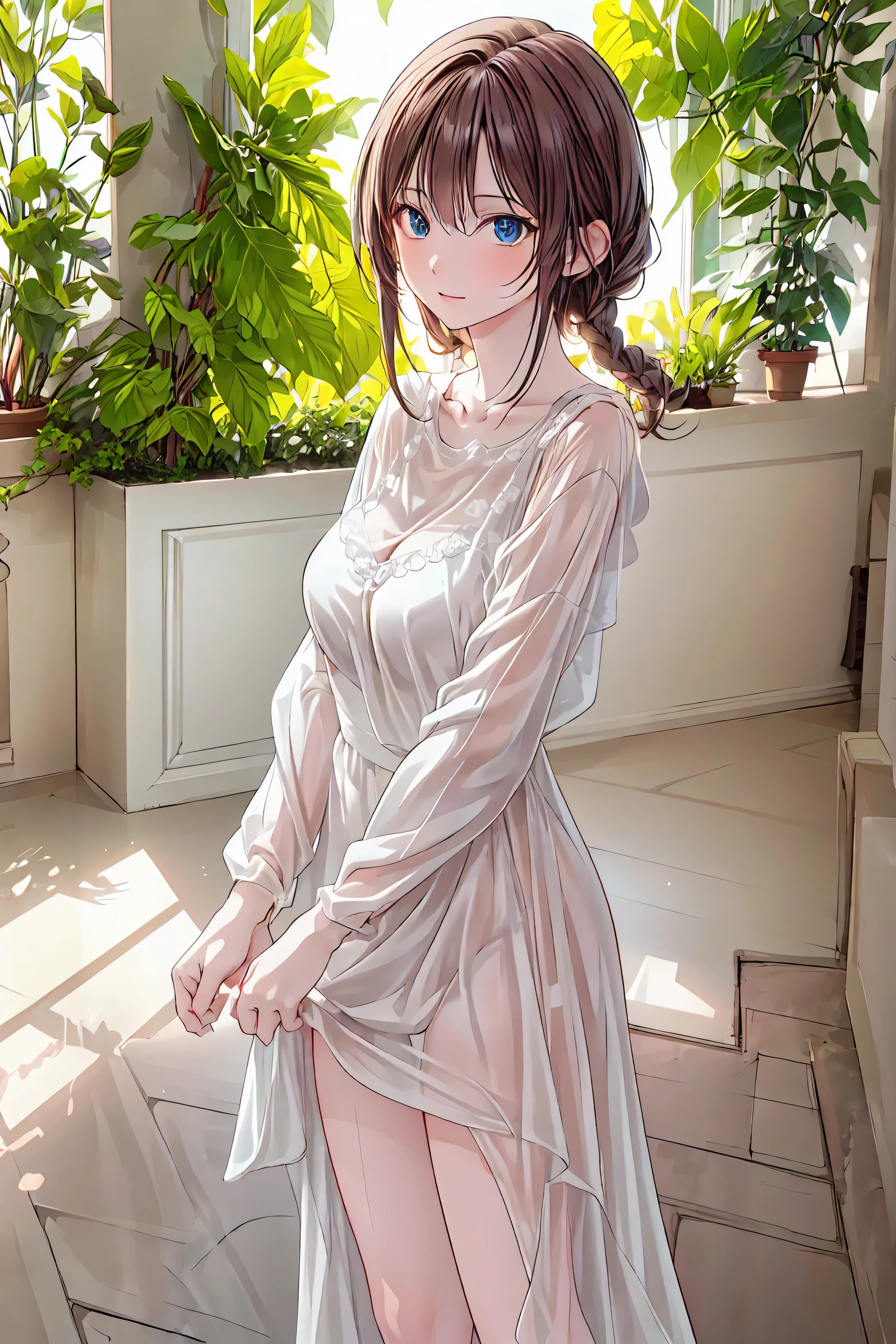 titty in wet see through dress, nipples and pussy visible through dress