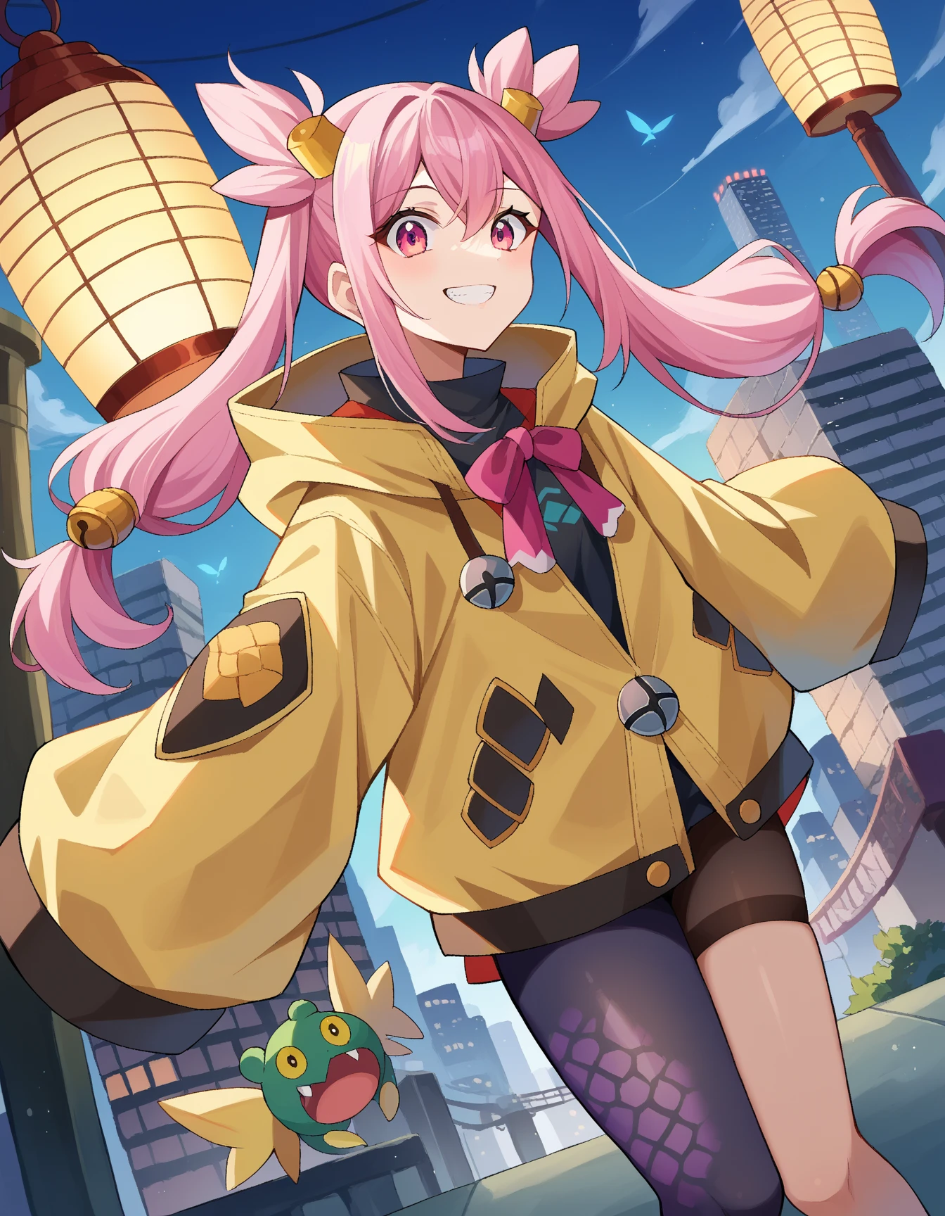kyotopunk, zukuri, anime style, <lora:EnvyKyotopunkXL01:0.7><lora:EnvySendNoodzXL01:0>1girl, woman, (pastel Feralcore:1.3) cute catgirl, full body, [:casual costume design,:0.2], bombshell hair, matte gold hair, Hair Bow,hair bobbles, thick thighs, narrow waist, chinese<lora:EnvyBetterHiresFixXL01:0:hr=1>