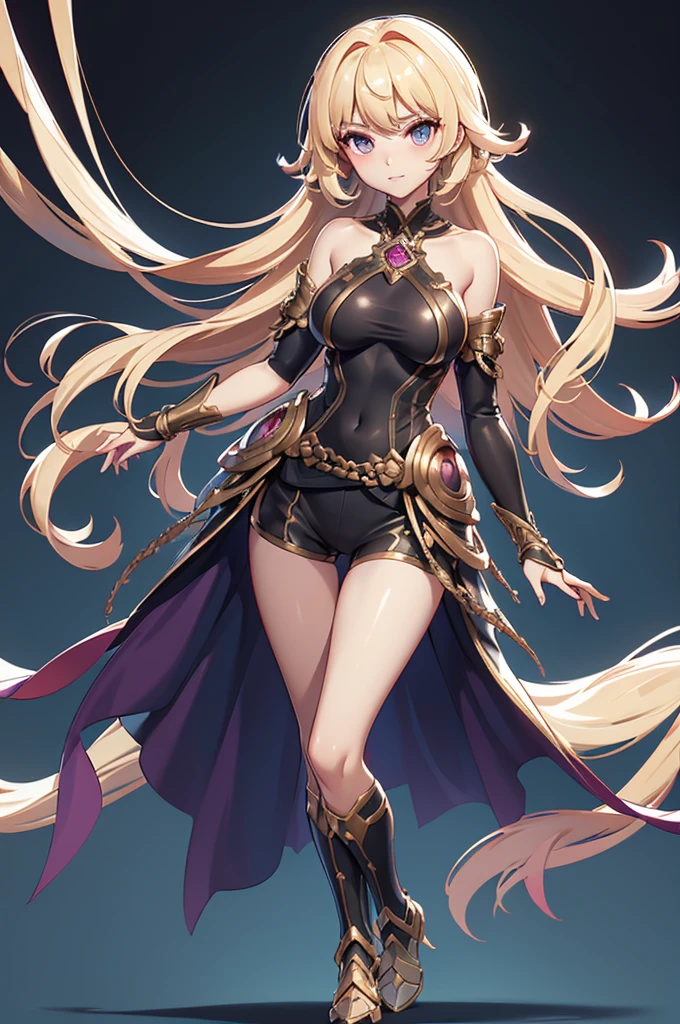 ((Best Quality)), (ultra-detailliert), ((Extremely detailed)), (Beautiful), ((Kawaii Girl)),  ((UHD)), (masterpiece), (high quality), (best quality), (4K), (high quality), 1, solo girl, one girl, (hair two side up long), (hair intakes), long hair, parted bangs, (platinum blond hair), ((jade colored eyes)), tsurime, medium breasts, slender body, paint right up to the tip of the head,((transparent background)),(solo),standing,(wearing shoes on feet),((is wearing Idol Costumes)),good girl, beautiful detailed eyes,good looking,((an extremely delicate and beautiful)),make the eyes the same shape and color on both sides, anime style