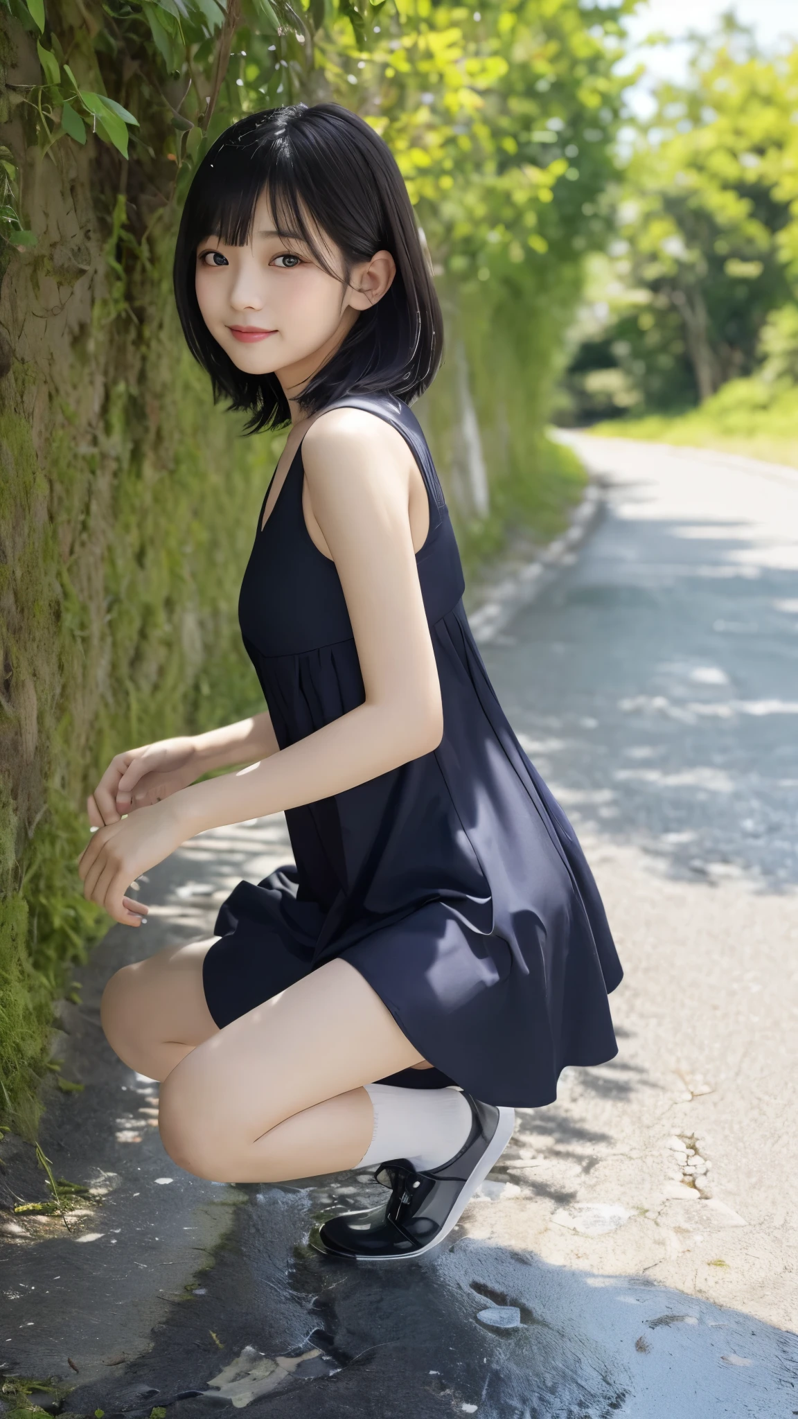 Remove Legs、Background is visible、correction without feeling uncomfortable