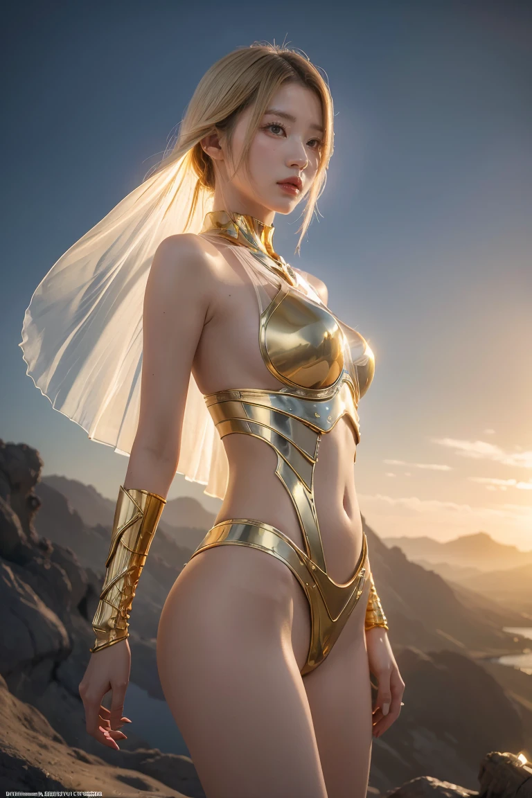 lhama ciborgue, Mechanical marking in pharaonic style, cor dourado cromado renderizado brilhante olhos azuis em lazer renderizado unreal engine 8k filme renderizado 8k
