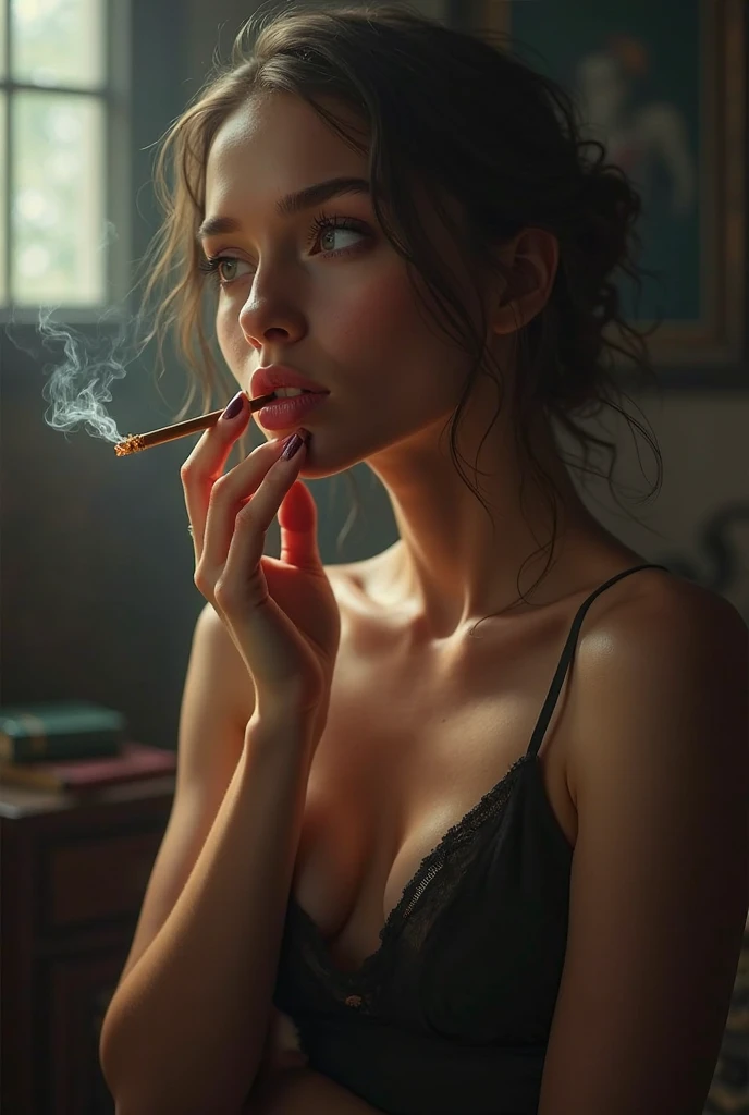 girl smoking