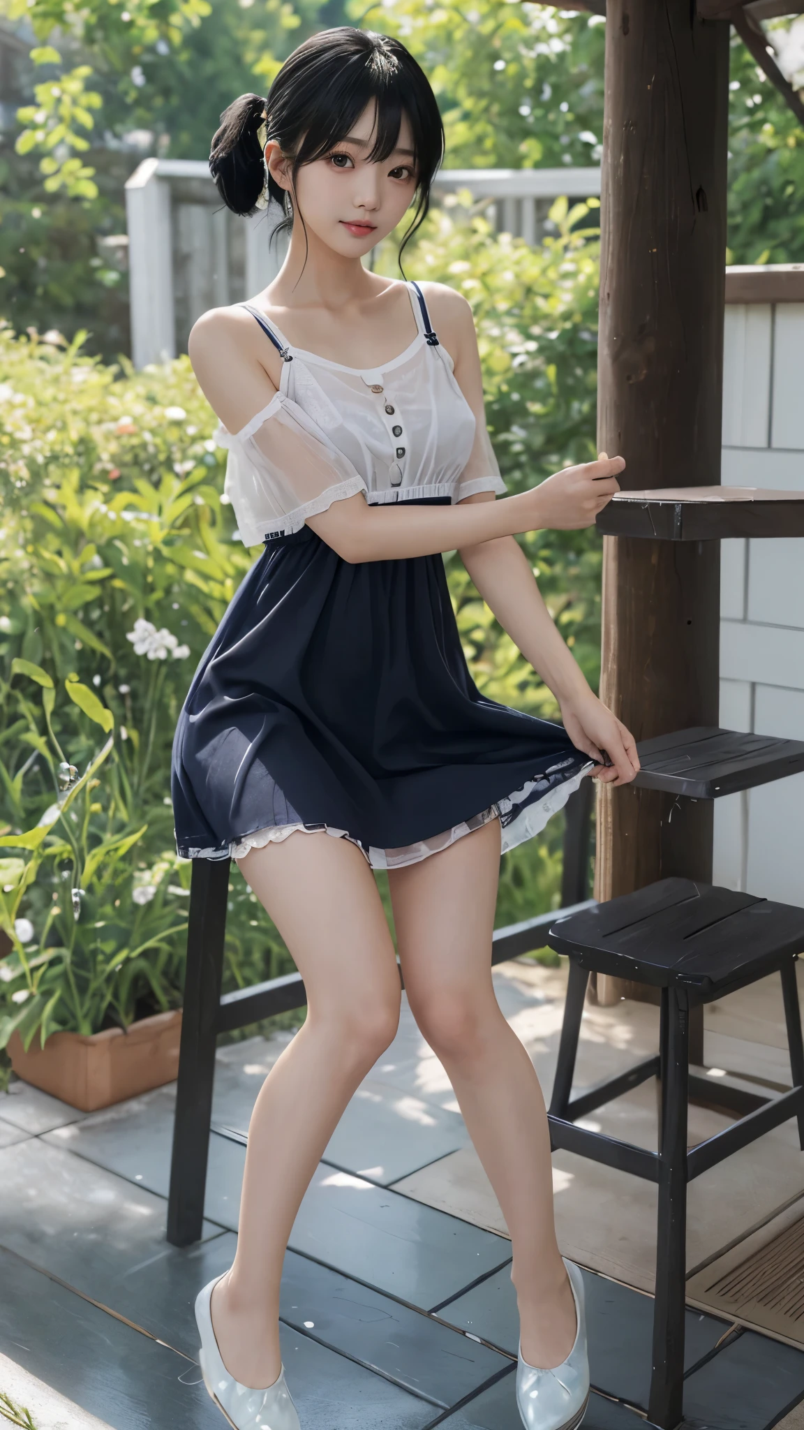 top quality、 natural depiction、 nothing 、 details、delicate、Very high degree of perfection 、 Beautiful Body Lines,Girls are middle school students 1Grade、 black hair、Cute girl's eyes、Best ratio、 小さなchest、 (((Satoko Hojo)))、shoes 、(I'm wearing a summer dress made of light fabric)、The weather is heavy rain、 (Underwear、transparent with panty line) 、( has a high degree of perfection ),.(stroking a girl 'chest:1.0)、( Japanese Middle-Aged Man 、hugging a girl sitting on a park bench:1.2)、(stroking a girl 'chest:1.0)、(Inserted inside a girl's body :1.2)、(( girl with a puzzled expression:1.2))、(perfect anatomy:1.2), (detailsな手:1.3, perfect right hand:1.2), (detailsな脚:1.3, thin thighs, beautiful feet)