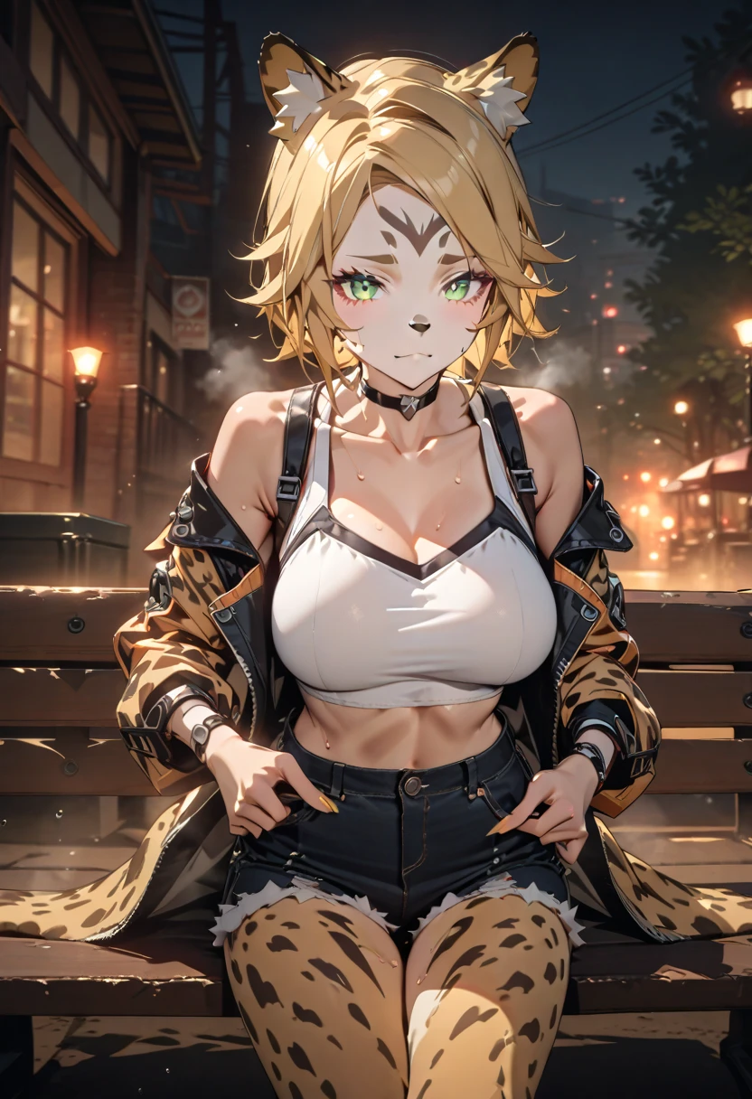 a matured woman with long black hair and a white outfit, (at a rock place in a desert:1.5), (resting in oasis:1.2, holding metal water bottles:1.3, sitting with spreading legs:1.5, Yoga posing, with cross-legged:1.3, Indian style, in front of Arabic ruins:1.2), Arabic, (Post apocalyptic:0.2), from arknights, artwork in the style of guweiz, bodyesbian, fine details. girls frontline, beautiful anime illustration, from girls frontline, by Yang J, stunning, 26 years old, (milf:1.3), (solo:1.5), (sfw:1.25), sagging breast, large breasts, big tits, thin waist, big ass, Raised sexy, (dark mahogany medium short hair, updo, hair over one eye, asymmetric hair, Carly hair, low tied braids),(musulman, white Headscarfs, hair bands, head vandage, Turban), (ultra high resolution, 8K RAW photo, photo realistics, thin outline:1.3, clear focus), best qualtiy, natural lighting, textile shading, blurry back ground, field depth, bokeh, (Bright pupils, fine detailed beautiful eyes, high detailed face), Red lip, looking away, (dynamic angle:1.2, front view:1.2, crotch focus:1.3, from above:1.1), dynamic posing, (sexy posing:1.2, leaning forward), seductive smiling, center image, (wearing white long jacket and clothes, wearing white robes, platinum ornaments, rolling white clothes around waist, camel-brown long leather boots:1.3, translucent lace pantyhose), ((correct anatomy:1.5)), ((outdoor:1.2, in a night:1.3)),