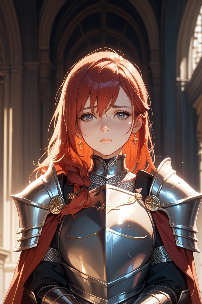 portrait, solo, upper body, looking at viewer, detailed background, detailed face, (<lora:FiveDecorsAIx3:0.4>, ivorygoldai, ivory-gold theme:1.1), gladiator, myrmidon, defeated, dynamic pose, pink gladiator armor, arena in background, (crowd cheering in background:0.7), dirt, blood, dramatic lighting, legendary gladiatorial atmosphere, , nsfw