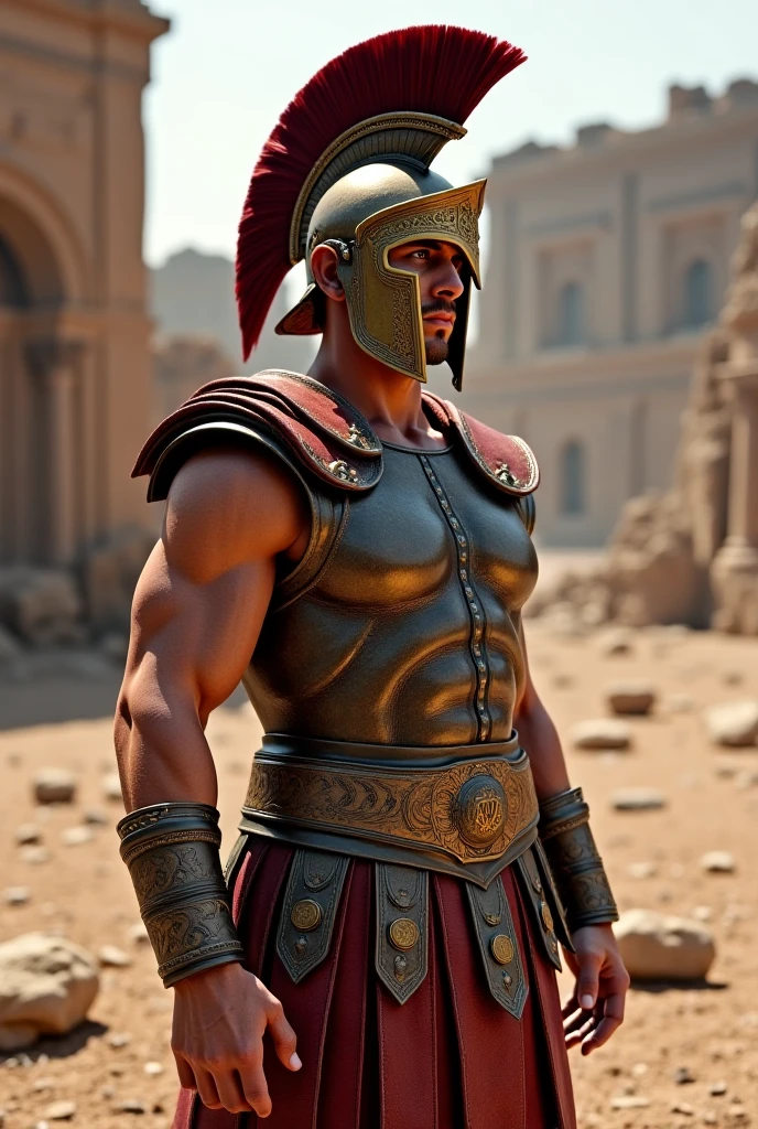 20-year-old Spartan aesthetic with a sword
