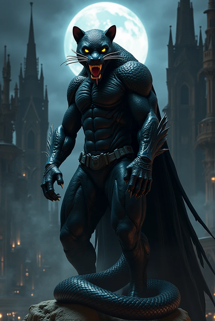 Batman with wolf danherous