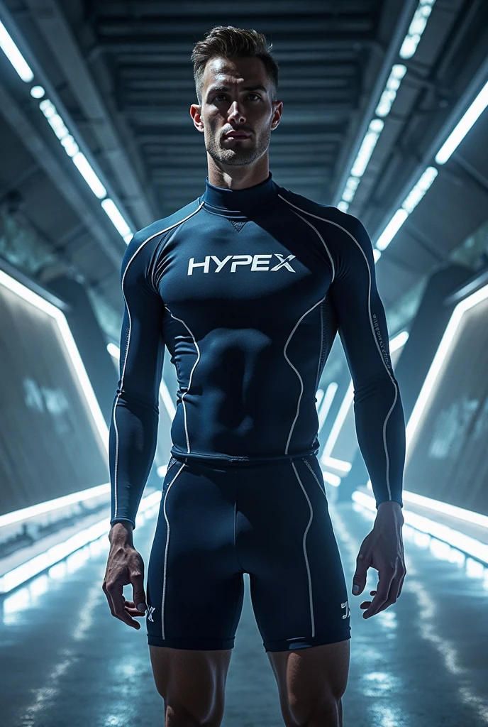 ((masterpiece)), ((best quality:1.2)), High Resolution, 8k, (ultra_realistic:1.3), (photorealistic:1.4), sharp focus, highly detailed, yaoi, ((1boy)), an attractive Caucasian fit muscular male, perfect handsome young toned male, ((long_sleeve_pants thin pure white_compression bodysuit)), messy short black hair, (sitting in the space ship, separated legs), (circle light bar, futuristic spaceship cockpit background), detailed skin texture, ((handsome clean shaved face)), shiny white skin, (broad shoulders), ((detailed muscular biceps and triceps:1.2)), (muscular thighs), long toned legs, toned abdomen, narrow waist, hip bones, (CCTV), from above view, cinematic, crystal clear, <lora:bababruno_36450:1>, bababruno person, astronut, <lora:Clothing - Latex Armor:0.3>, latex bodysuit, (masterpiece,best quality:1.5)