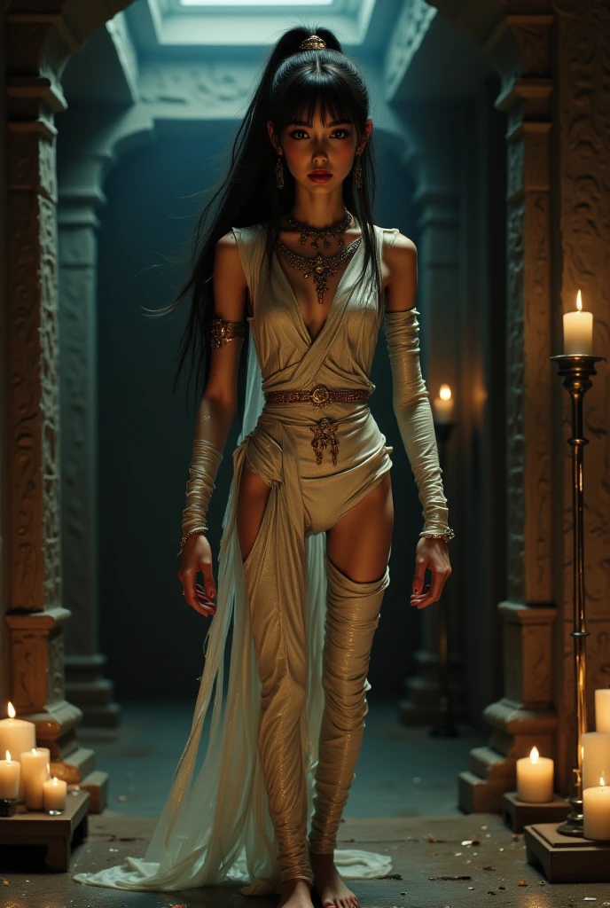Neo-gothic nubian princess