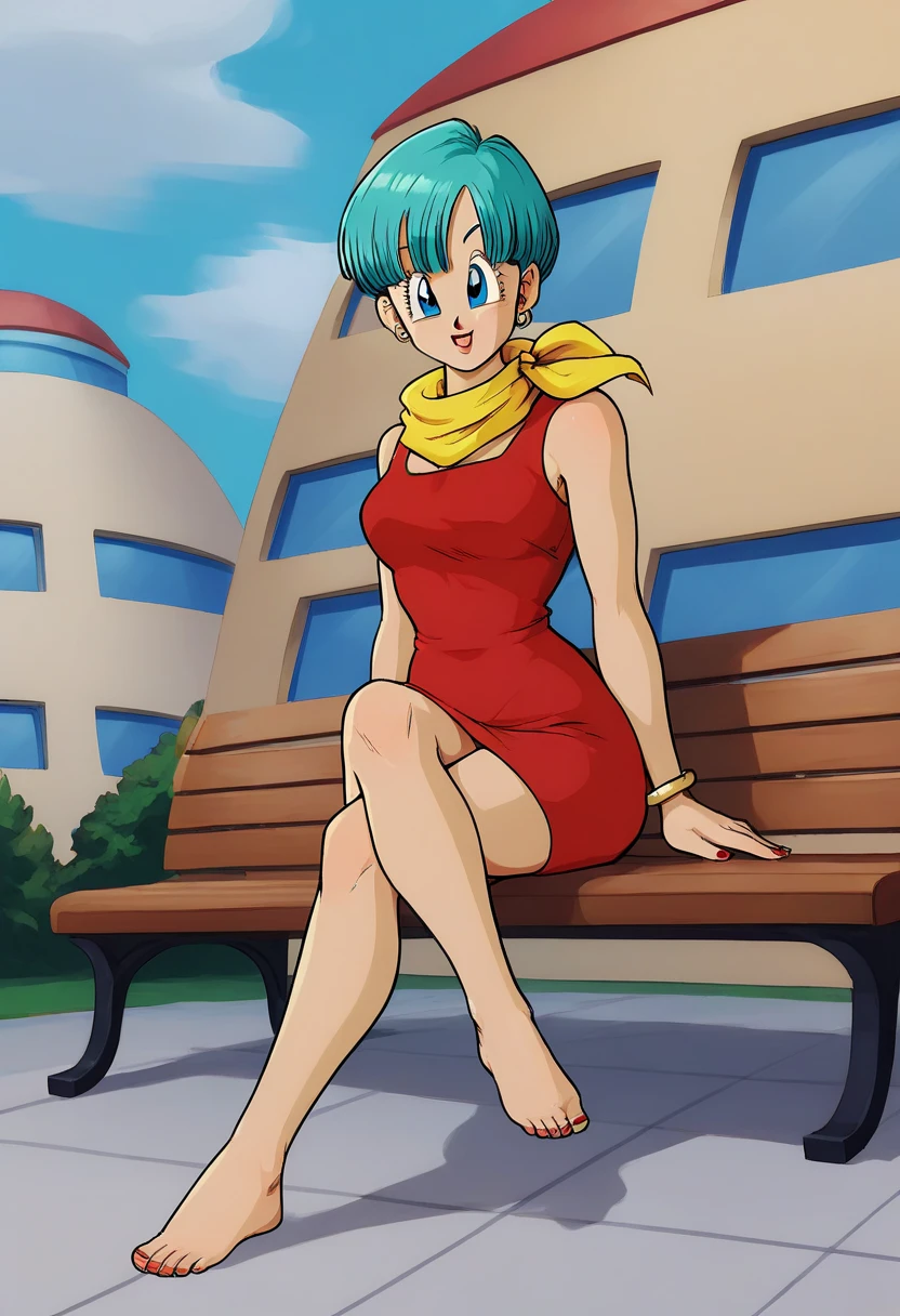 bulma red dress Which one of Bulma's outfits throughout the series is your favourite? : r/dbz