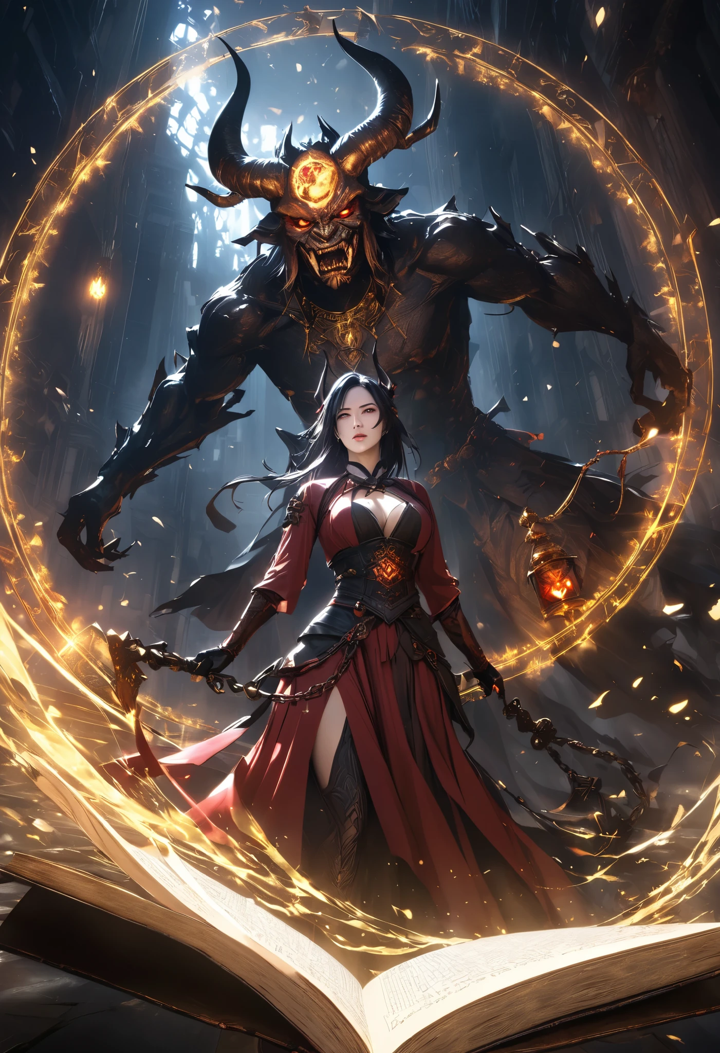 幽静森林，月亮，波斯菊，参天大树，Horror, spooky, frightening, secret terror, tentacles, vines, eyes, uncanny valley effect teeth, limbs, animals, plants, buildings,Saint Seiya,, Cthulhu, Blade, Reaper, Tentacle Monster, Kraken, Demon, Angel, Volcanic Eruption, Moon, River, Skull, Rain