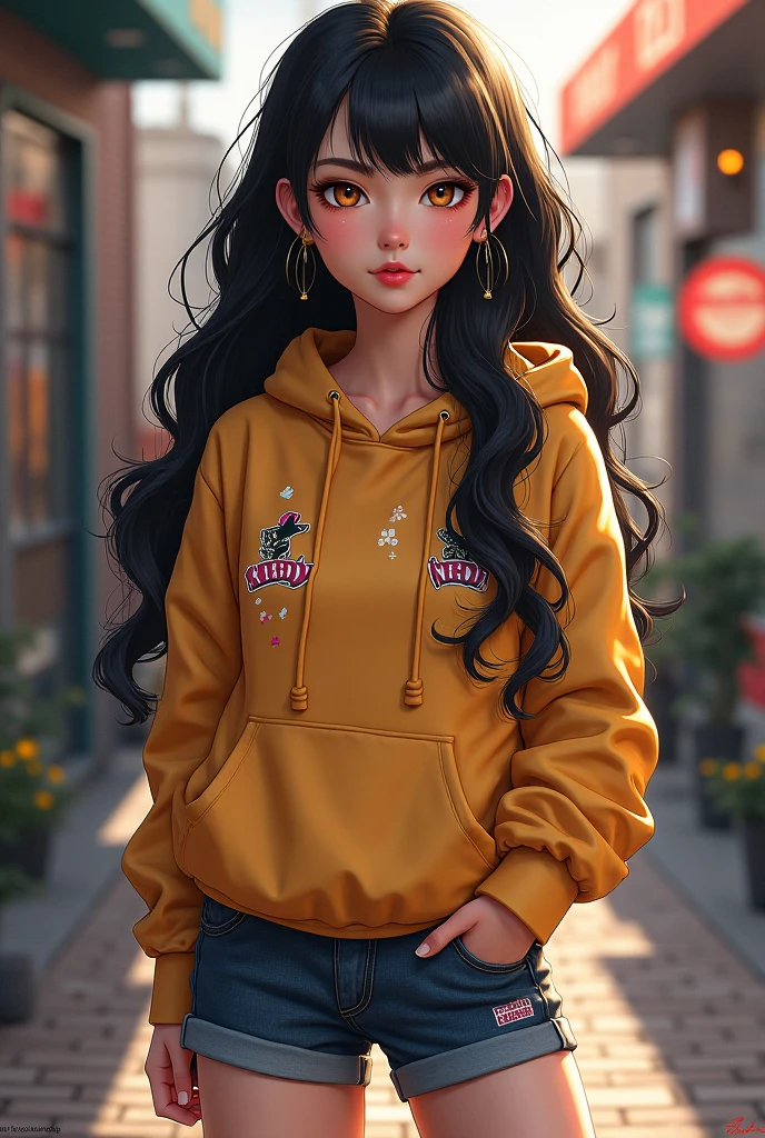 bunny girl, (tan skin:1.2). long purple hair, blue eyes, tight purple turtleneck sweater,