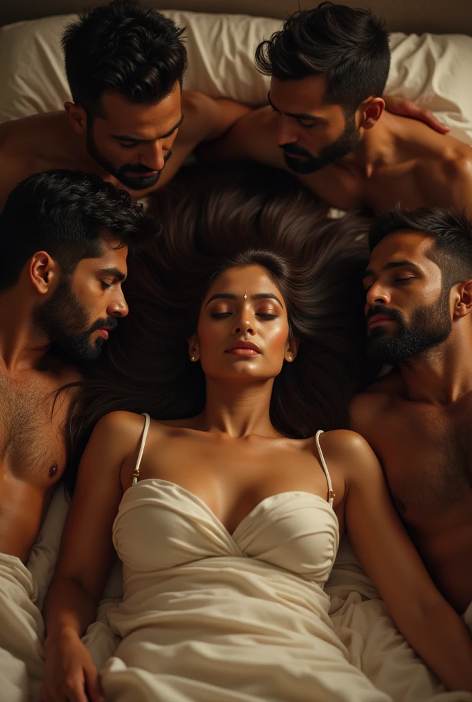 Anushka sharma with 12 horny men in bed
