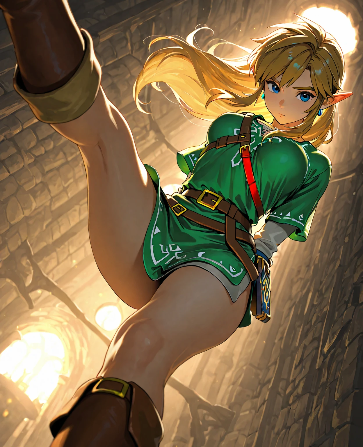 (link:1.5), legend of zelda, GS-Womanly, full body
1girl, (((bimbo))),(hoop earrings, puffy lips, painted lips, thick lips.:1.2) ((platform heels))
blonde hair, (wide hips:1.2), thick thighs, bursting breasts, huge ass
(full skirt),navel, tube top, o-ring top,
high resolution,(masterpiece), (photo realistic1.4), ultra high res, best quality, 8k,nsfw,detailed background,(at night,outdoors,narrow alley,back alley of slum:1.6),outdoor unit,pipe,trash,(trash box:1.3),wall, solo_focus,front view,character focus, Sweat, Wet, (gigantic breasts:1.3) (female ejaculation:1.3), (Trembling girl:1.3), cum overflow, cum on body, blonde