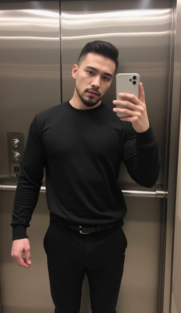 naughty man, 21 years, role model, self, realisitic, with clothese, detailded, Random, Random background, Random clothing, self, Selfie