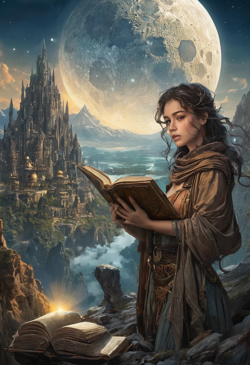The Chronicles of Aurenthia book cover with everything in Portuguese