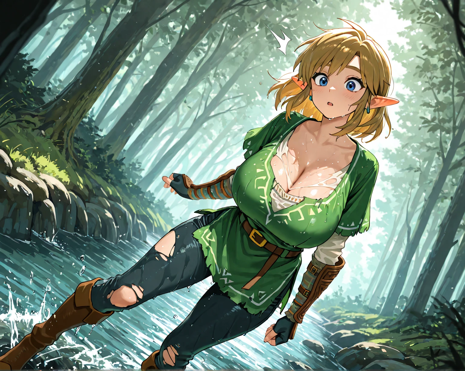 (Tinker Waifu:1), smile, sexly, light green fairy dress, light green high heels, Cheeky pose, look at the viewer, big boobs, Neckline, moño de un alone cabello, shorth hair, (Green strapless dress:1), (Feenflügel), (Focus on breasts:1.2), from above, (Realist:1.2), (真实感), (masterpiece:1.2), (best quality), (extremely detail), (8k, 4K, complicated),(Full body photo:1),(Cowboy-shot:1.2), (85mm),partículas de light, Turn on, (Very detailed:1.2),(detailed face:1.2), (Color gradients), Noticeable,(detailled eyes:1.2),(detailed background),detailed landscape, (dynamic angle:1.2), (dynamic pose:1.2), (third rule_Komposition:1.3), (method:1.2), Allgemein plan, light, alone, sexly, Show skin, person, auf dem Bauch liegend tied up schaukelt in der Luft。A scene with sunlight, that falls through the trees, Bondage, tied up, showing naked swollen vagina, showing naked swollen vagina, Show vagina, big curvy chest , Viewer from below, kompletely naked, without cloth, clothless, zwischen den Bäumen from above herunter fallend tied up an den Handgelenken und Füßen, chained in the air, Falling from the tree, spread legs, legs wide open, wet vagina exposed, dildo in vagina