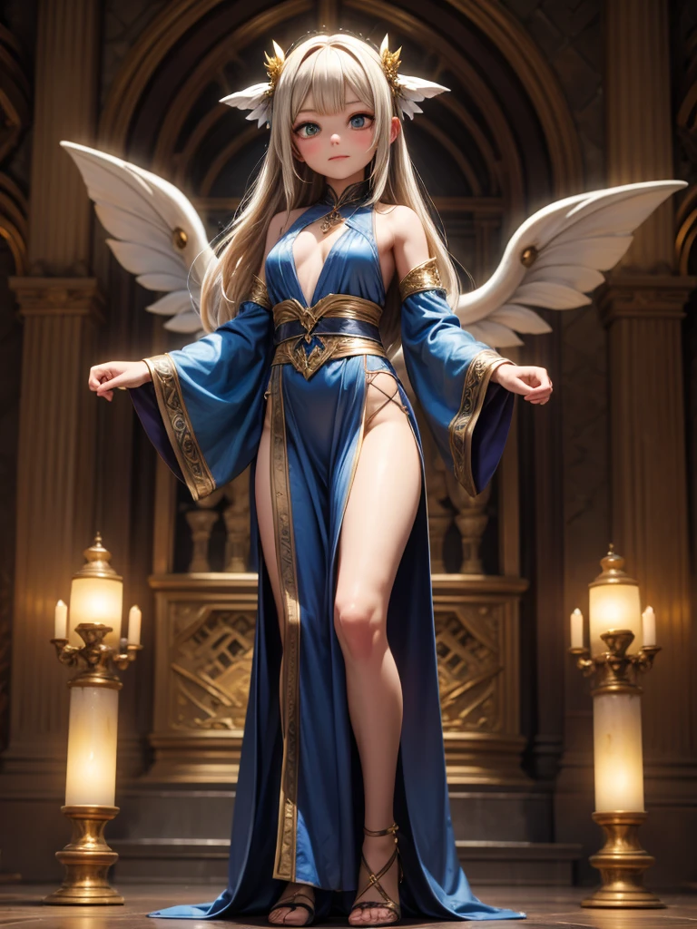 (((front light))),((ass pov)),((((front lighting)))),(Photorealistic: 1.4), (masterpiece, Beautiful and slim naked: 1.2), Perfect proportions, Big Breasts, Narrow waist,,((Thin waist and slim thighs)),(((Two blonde, blue-eyed European girls))),((Holding a long golden spear)),((Golden armor is worn on both thighs.)),((Smiling Girl)),((The big wings of the archangel)),((Equipped with a shield on the arm)),((Spread your big angel wings wide)), ((Saluting with a golden rifle)),((Front lighting)),((The body is naked)),((Equipped with a shield on the arm)), Ultra-realistic capture, Highly detailed, High resolution 16k close-up of human skin. Skin texture must be natural, ((Medium Shot)),((West Shot)),((((Forward light))),((((Elegant nude elegant girl)))) ,((Slender naked)),((Two skinny naked girls of European descent)),(((A nude figure facing the viewer))),(((Small breasts and exposed genitals))),(Young girl exposes her genitals))),(((The thighs and head fit within the screen)),(((View from head to thigh))),((Beautiful and balanced body)),((Do not show anything below the thighs)),((bottomless)),((topless)),((The left and right arms and left and right thighs are equipped with golden armor.)),((ass pov)),(((from front))),(((cowboy shot))),(((standing pose))),photo realistic,master piece,((ultra detailed)),looking at viewer,smile,photorealistic,Shiny baby blonde silk hair,((She has a large hair ornament and golden armor on her belly.)),((Looking at the viewer from the front)), (((Young face and young body)),((Looking horizontally at the viewer)),(Exposing the viewer to full frontal nudity),((Face forward and look at the viewer at the same height)),((Show your naked body to the viewer with your hourglass figure)),(((Wearing a large golden hair ornament))),No underwear ,((((Naked elegant and graceful girl)))) ,((Naked from head to thighs))、((No underwear whatsoever))、((Head to knee nude shot)),((Beautiful hourglass figure)),((Wearing a cape)),((Beautiful style)),Beautiful and detailed character art, Very detailed, Girl in shiny armor, Beautiful white and shining skin, Unparalleled beauty, ((Shiny baby blonde silk hair)),Realistic, 3D Face,Shiny Hair, Glowing Skin,((Thin Hair,No makeup,Brilliant Light)),Fantasy,Beauty products,Very detailedな顔のテクスチャ女性,Soft natural light,Create a dreamy and magical atmosphere.