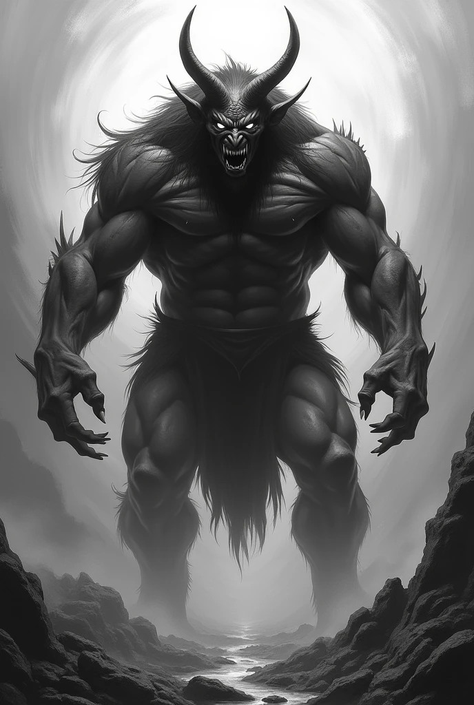 score_9, score_8_up, score_7_up, score_6_up, score_5_up, score_4_up, giant hulking monstrous male, imposing figure, from below, dark lighting, illustrated character, digital painting, sketch, brute <lora:FantasyGPT4VLycoXL:1>