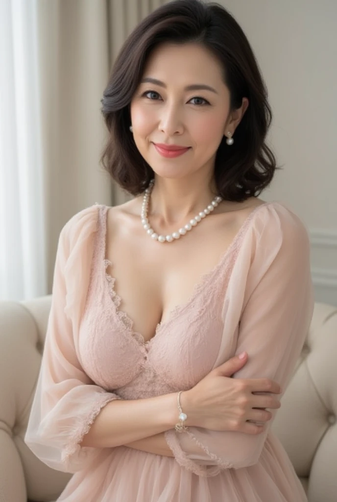 Remove Background, gravure, Look forward, Wear a tiara, Flashy makeup, From the chest up, masterpiece, Highest quality, Super detailed, Realistic, Highly detailed skin, Perfect Anatomy, (1 Japanese Mature), (alone), 100 years old, Large Breasts, Mature female politician, Glamour, Sexy, Chromo White Skin, View your viewers