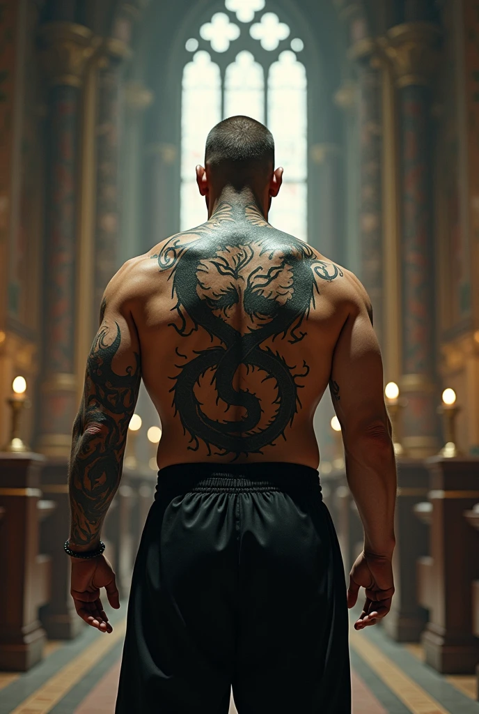 Photographic quality,Super clear photos with a cinematic atmosphere,The content is the back of the prison break male lead,Showing the prison design on his back,A map like a maze,Ultra-clear,The light and shadow effect is quite strong.,8k